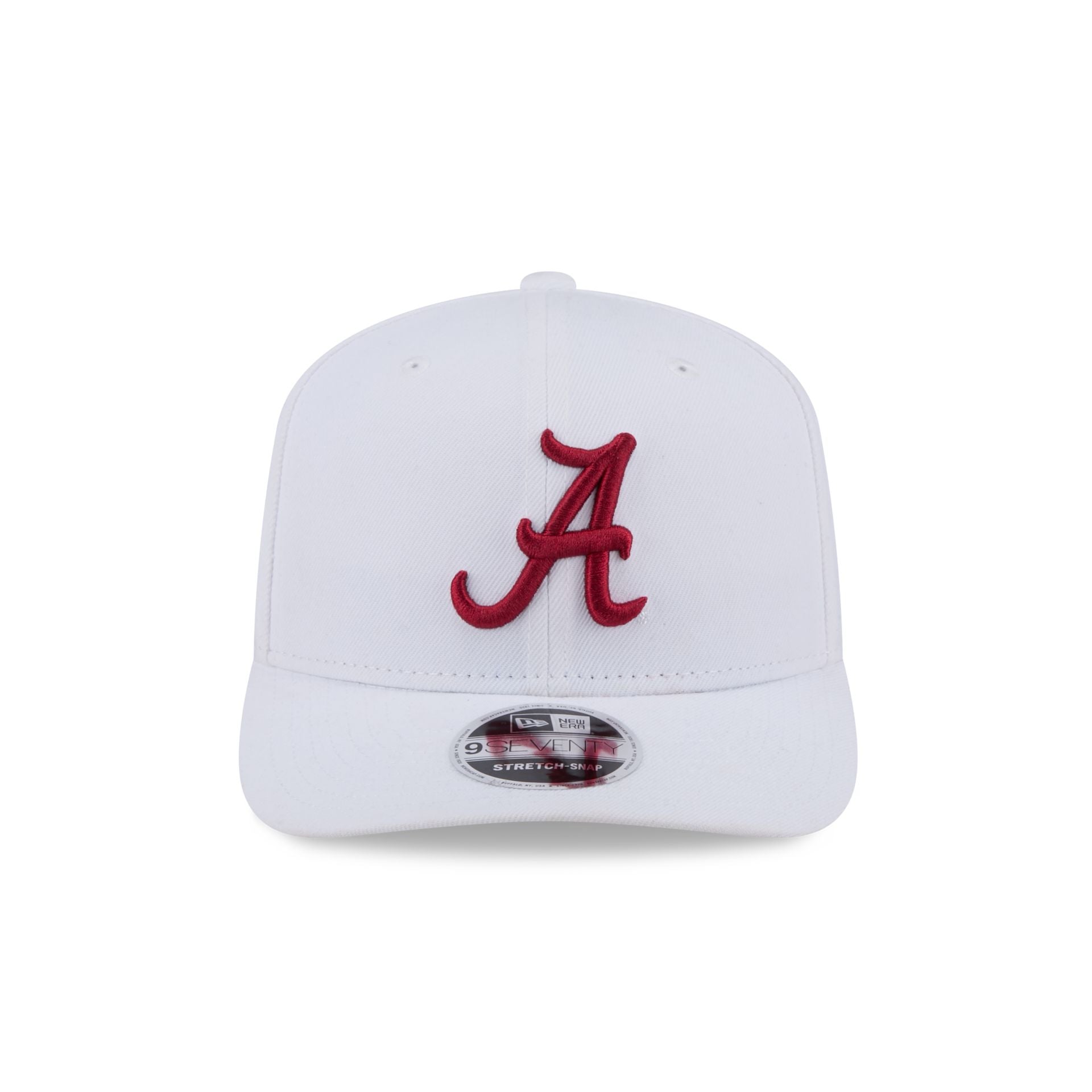 Alabama Crimson Tide Basic White 9SEVENTY Stretch-Snap Hat - Image 2