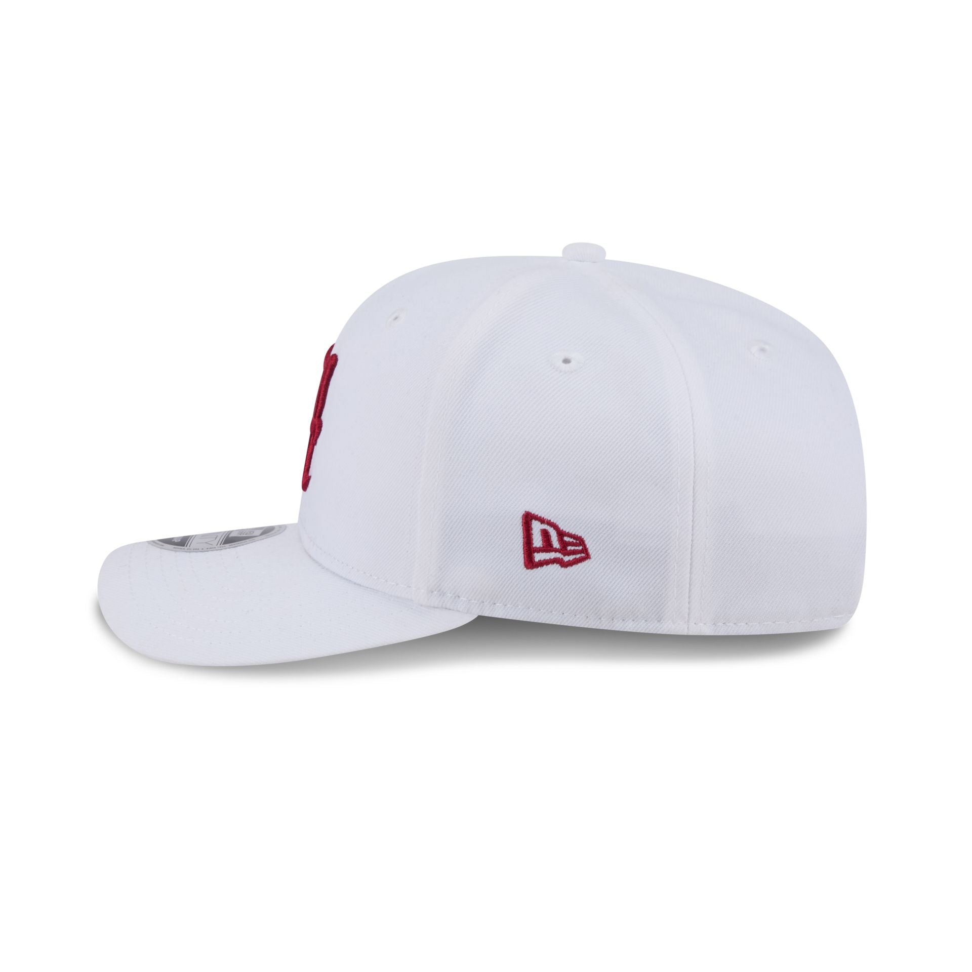 Alabama Crimson Tide Basic White 9SEVENTY Stretch-Snap Hat - Image 4