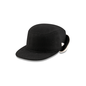 Tempest Dog Ear Black Pillbox Hat
