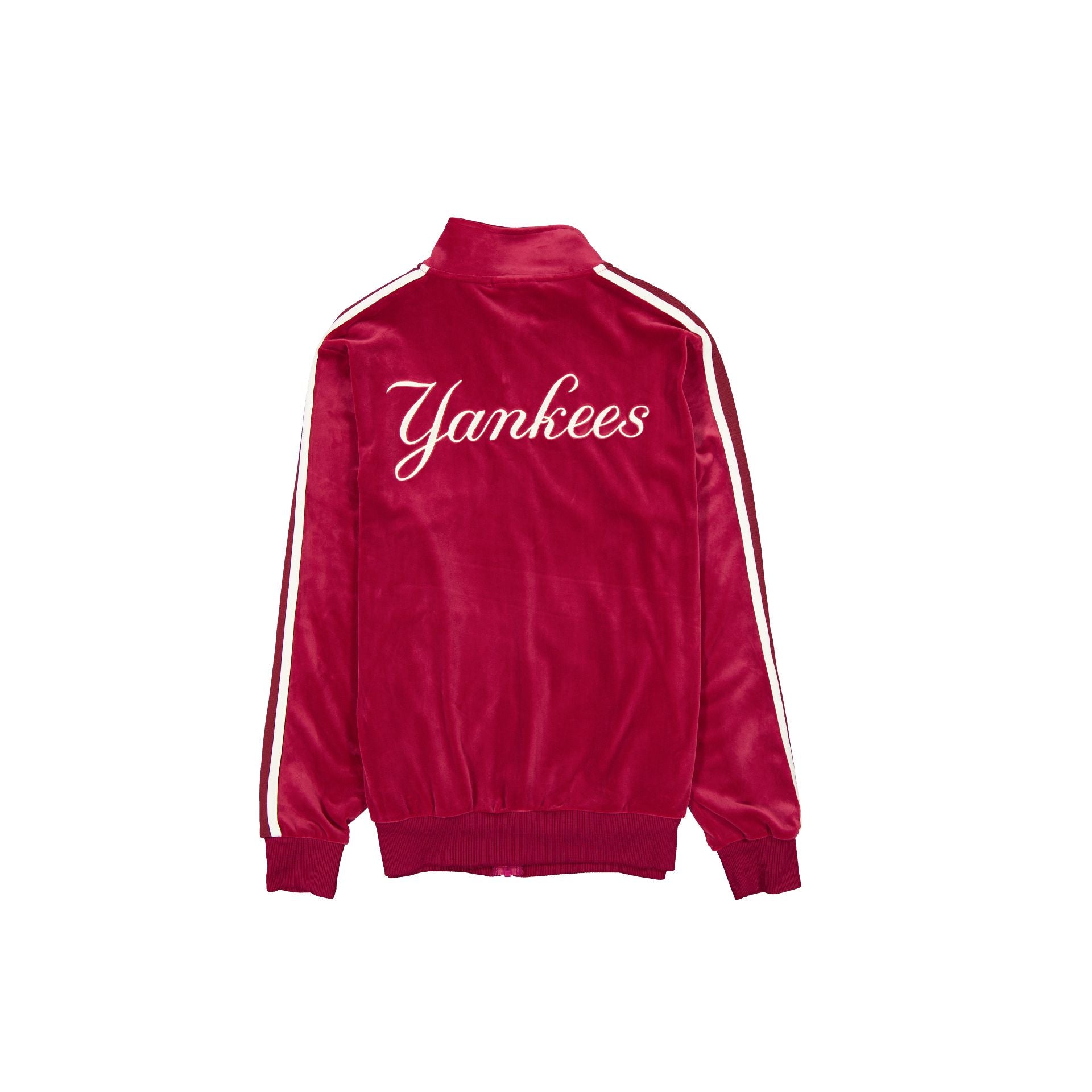 New York Yankees Cherry Jam Velour Track Jacket - Image 2