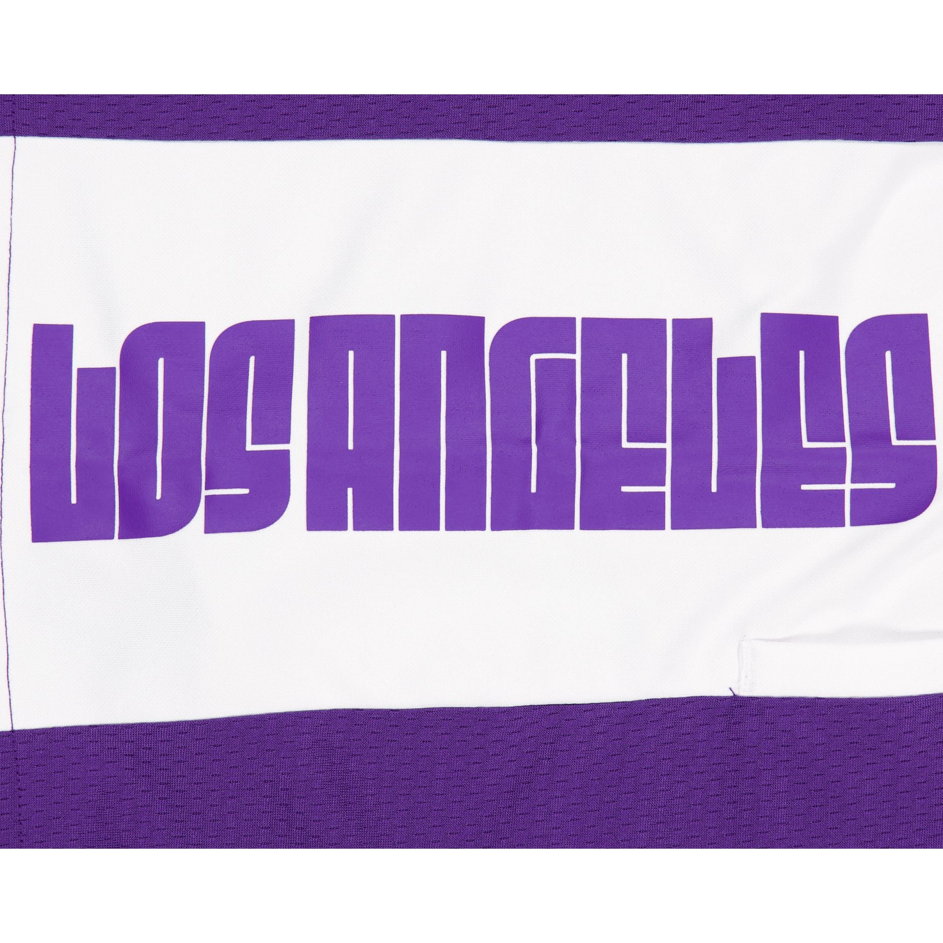 Los Angeles Lakers Purple Graphic Mesh Shorts - Image 4