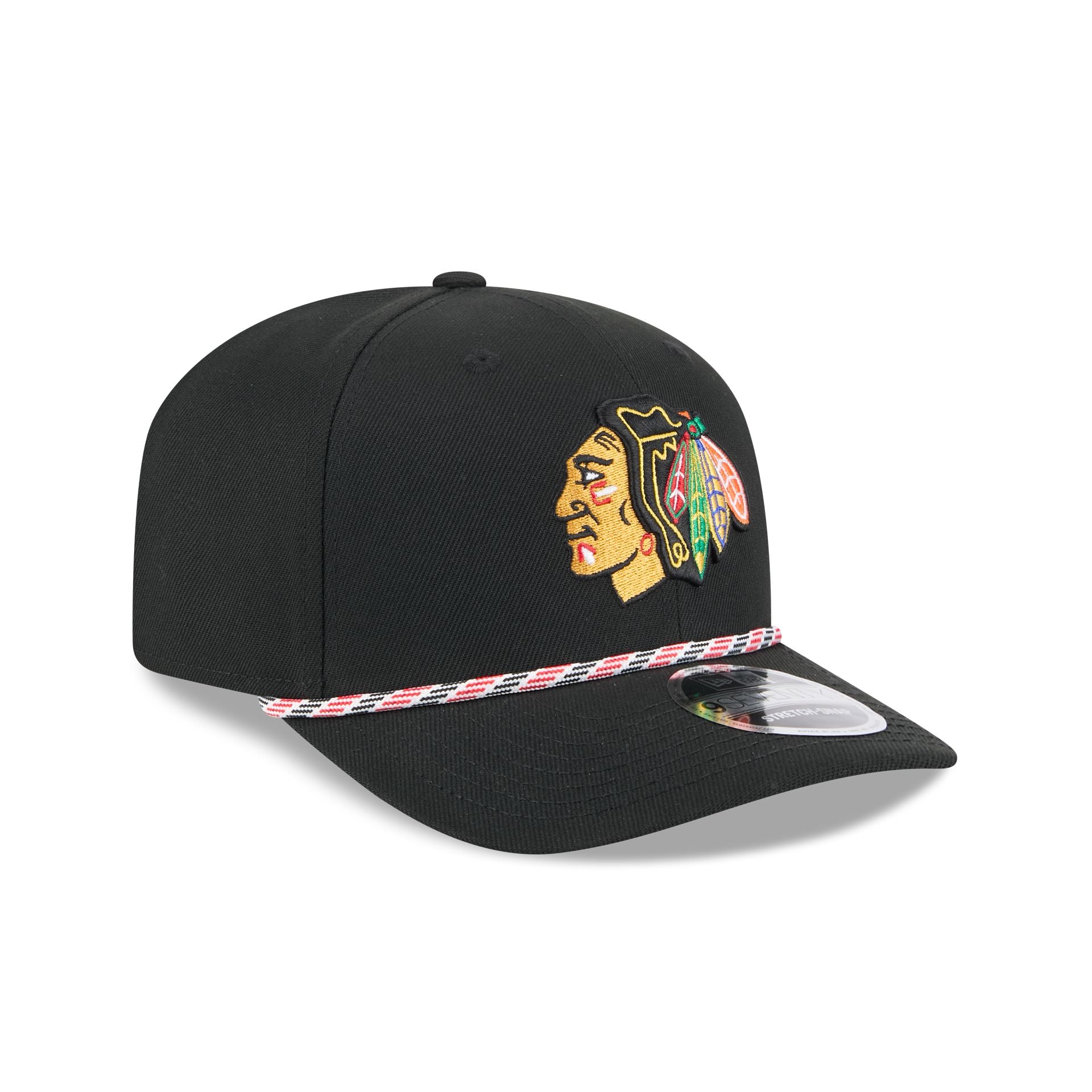 Chicago Blackhawks Multi Rope 9SEVENTY Stretch-Snap Hat - Image 3