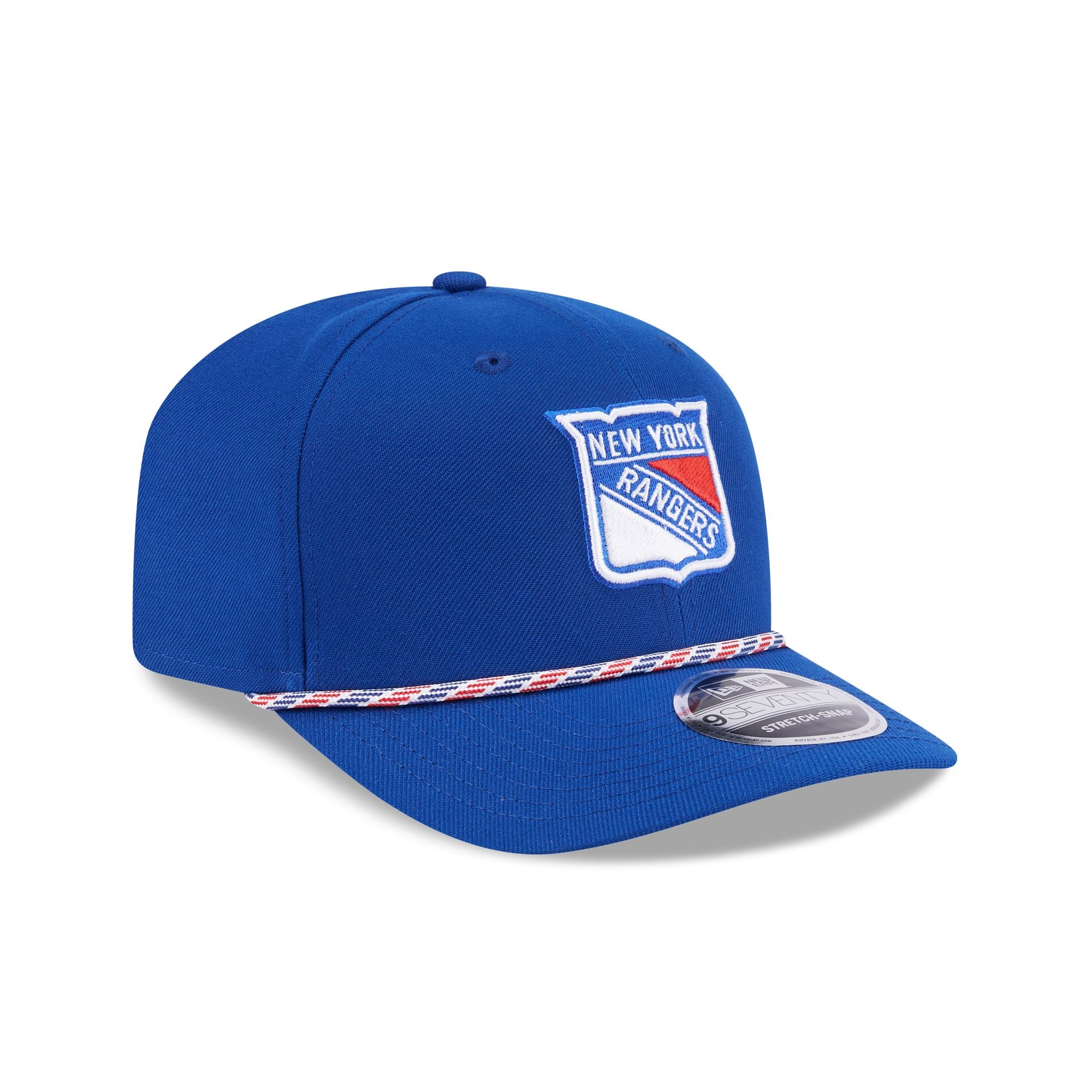 New York Rangers Multi Rope 9SEVENTY Stretch-Snap Hat - Image 3