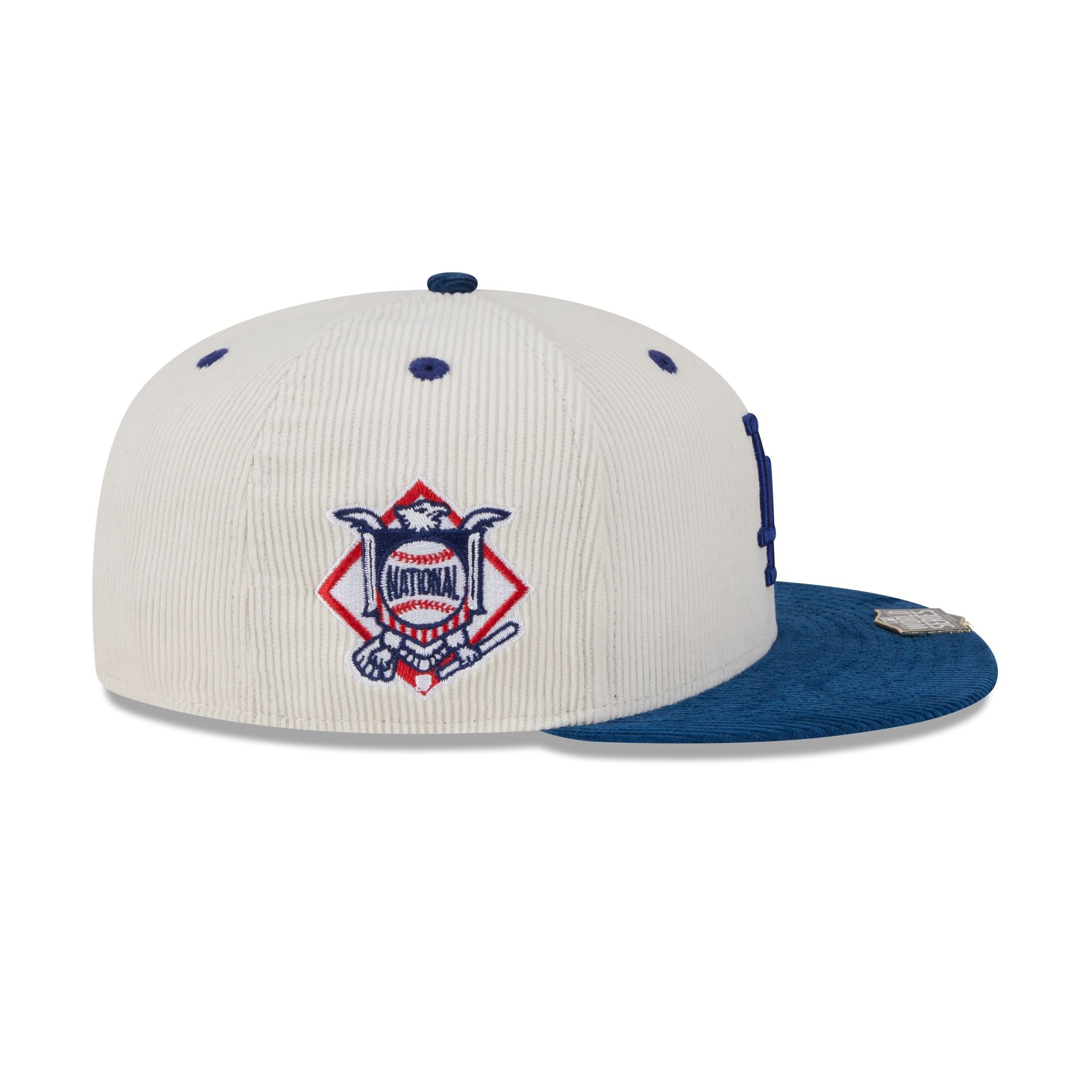 Los Angeles Dodgers Two Tone Cord 59FIFTY Fitted Hat - Image 4