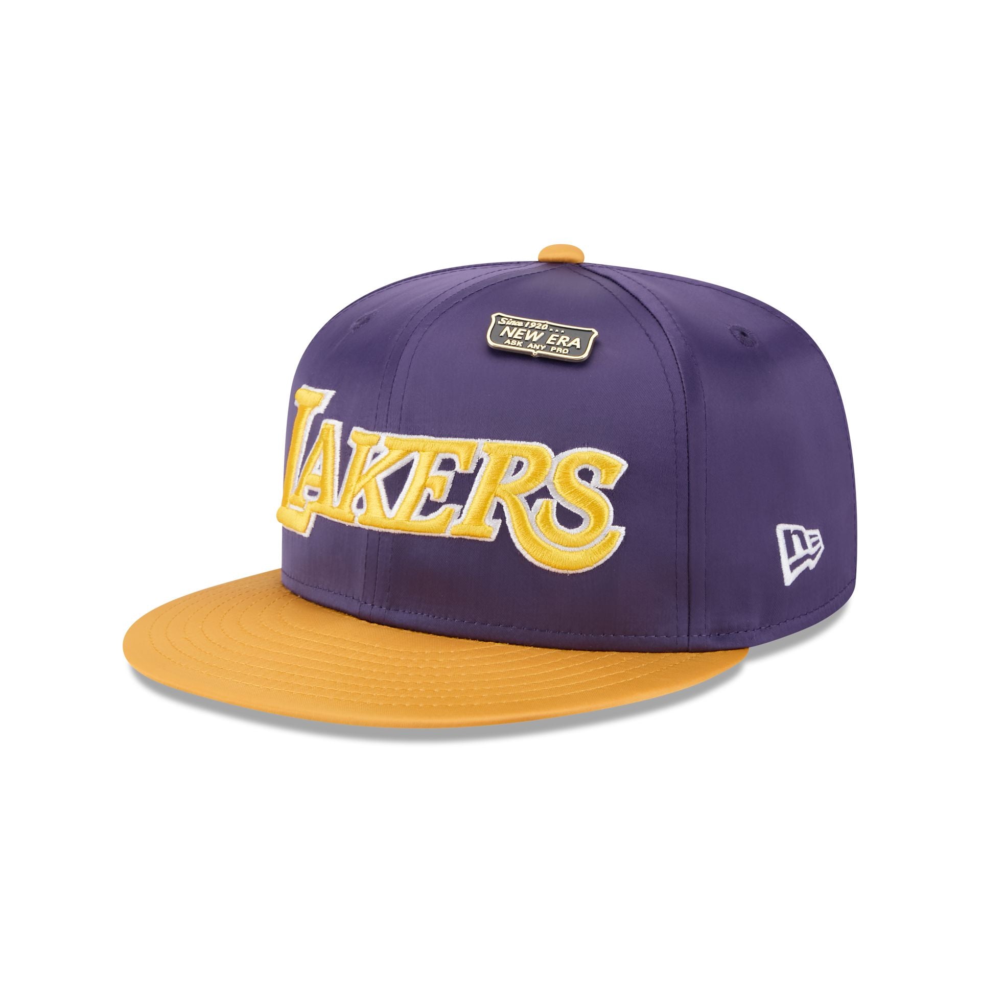 Los Angeles Lakers Spring Satin 59FIFTY Fitted Hat - Image 3