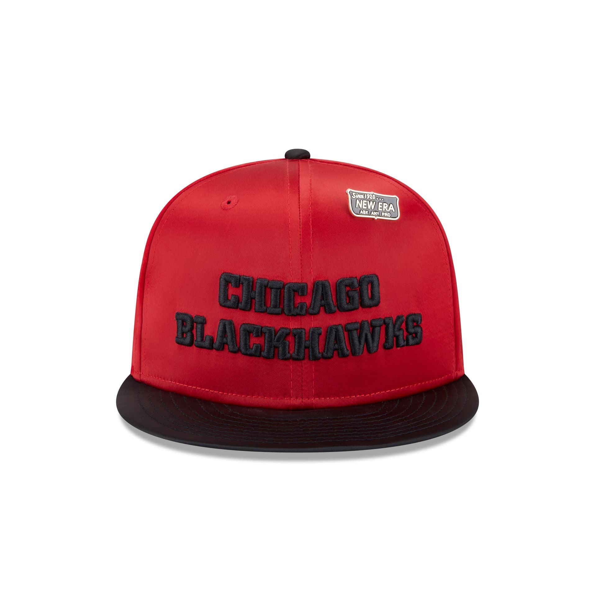 Chicago Blackhawks Spring Satin 59FIFTY Fitted Hat - Image 2
