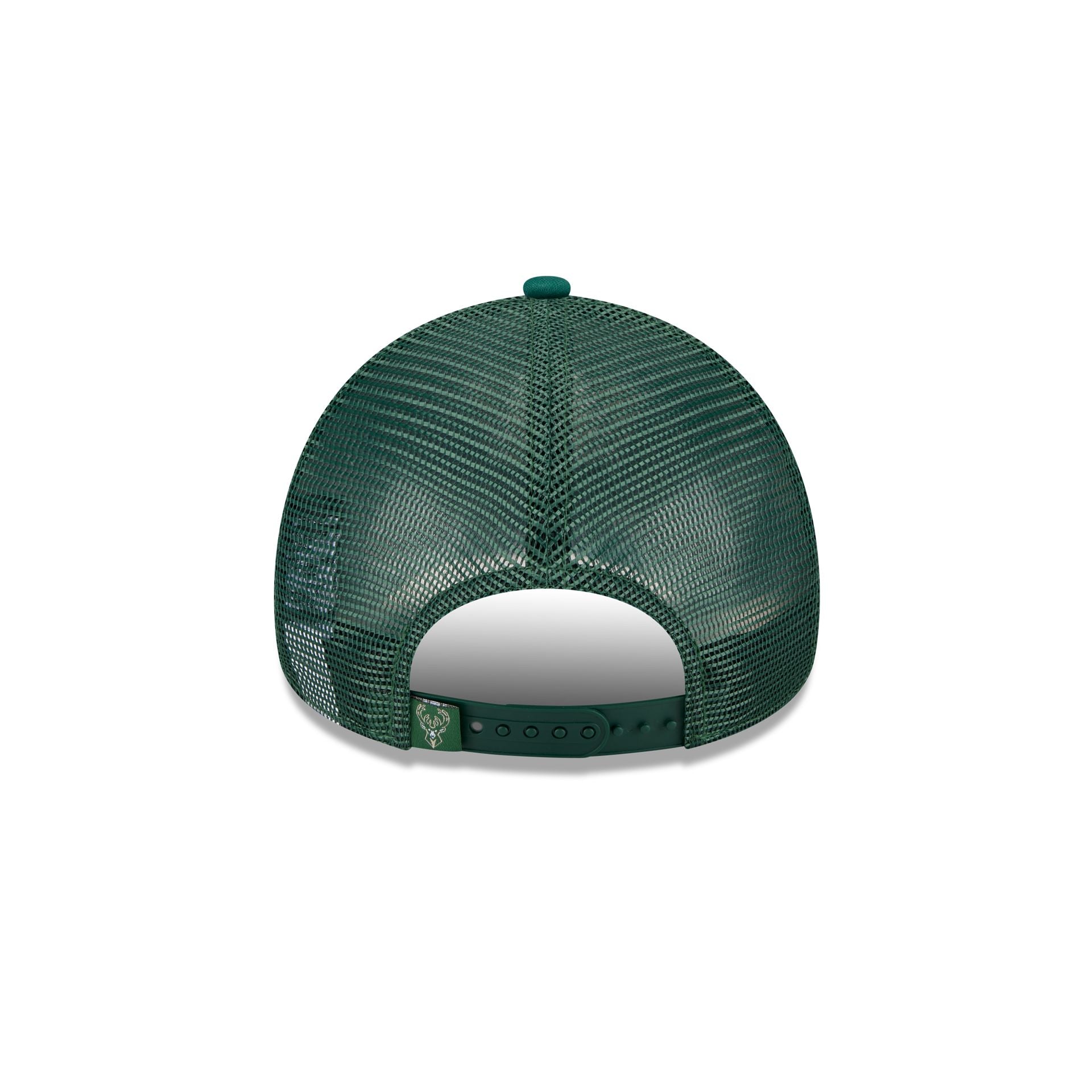 Milwaukee Bucks Distressed 9FORTY A-Frame Trucker Hat - Image 6