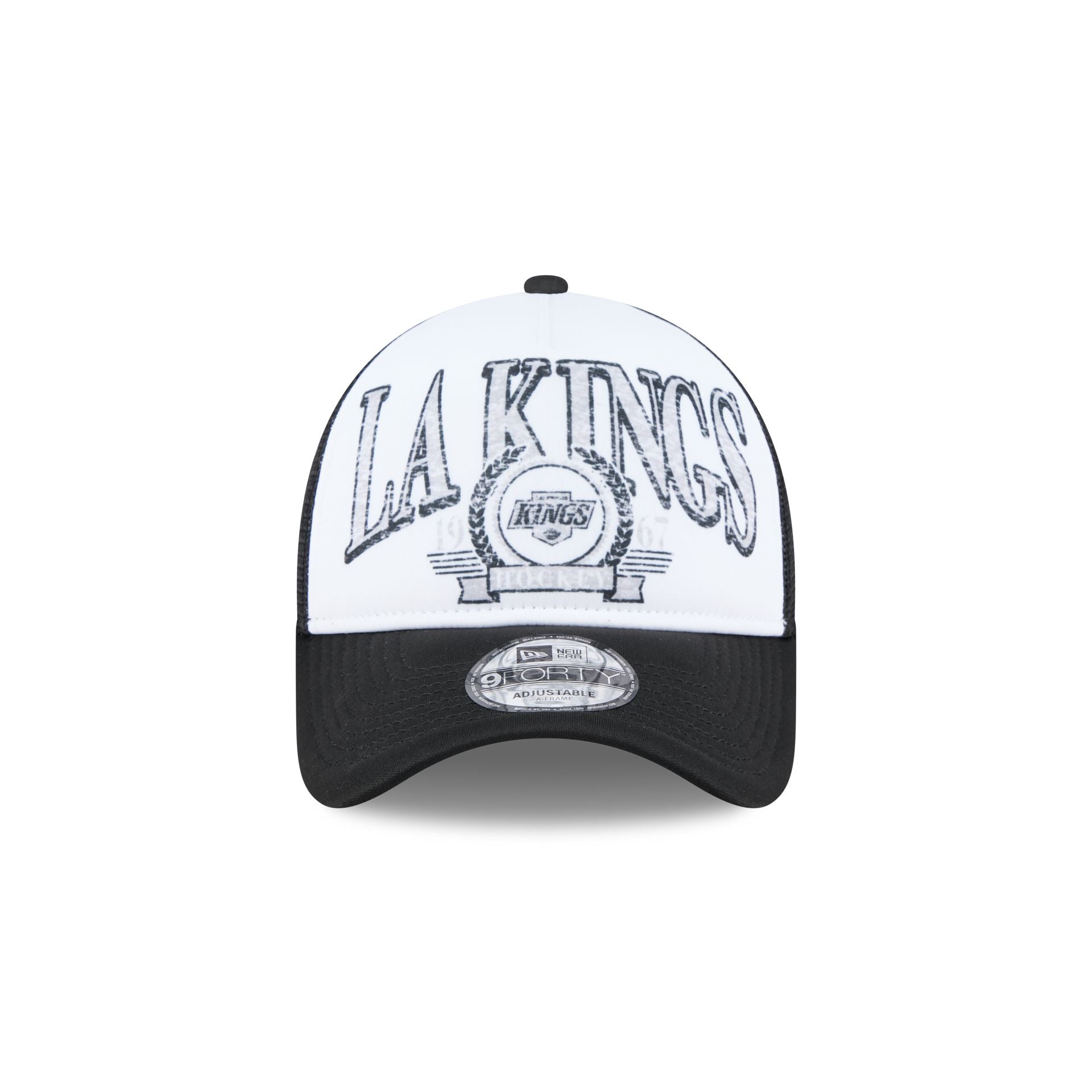 Los Angeles Kings Distressed 9FORTY A-Frame Trucker Hat - Image 2