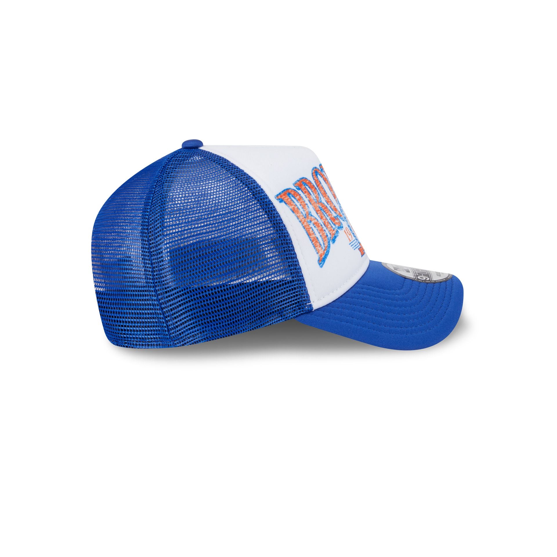 Denver Broncos Distressed 9FORTY A-Frame Trucker Hat - Image 5