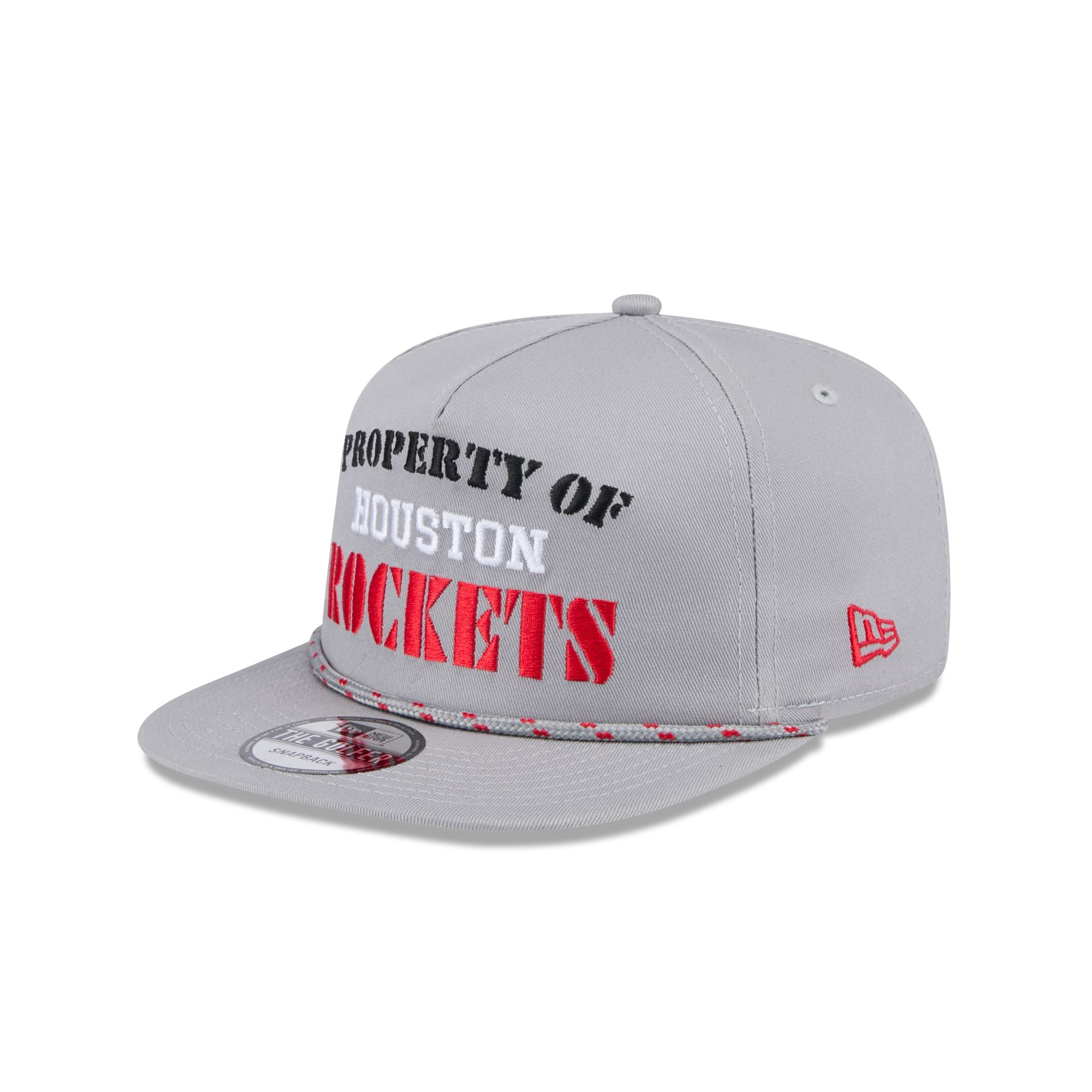 Houston Rockets Vintage Gray Rope Golfer Hat - Image 3
