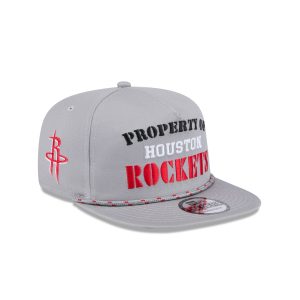 Houston Rockets Vintage Gray Rope Golfer Hat