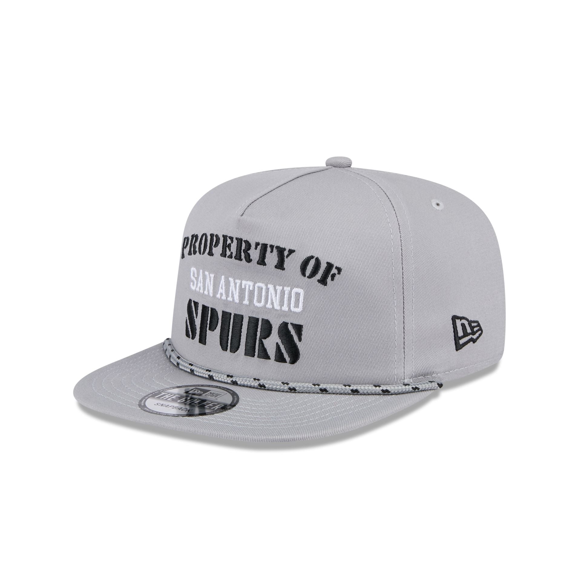 San Antonio Spurs Vintage Gray Rope Golfer Hat - Image 3