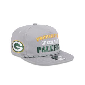 Green Bay Packers Vintage Gray Rope Golfer Hat