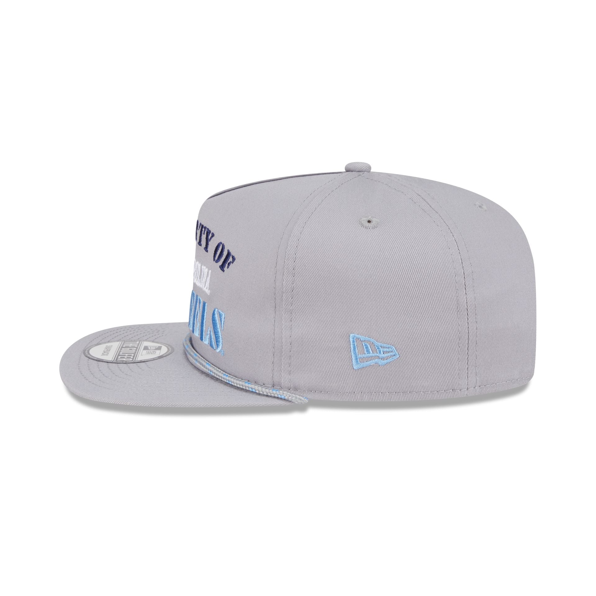 North Carolina Tar Heels Vintage Gray Rope Golfer Hat - Image 5