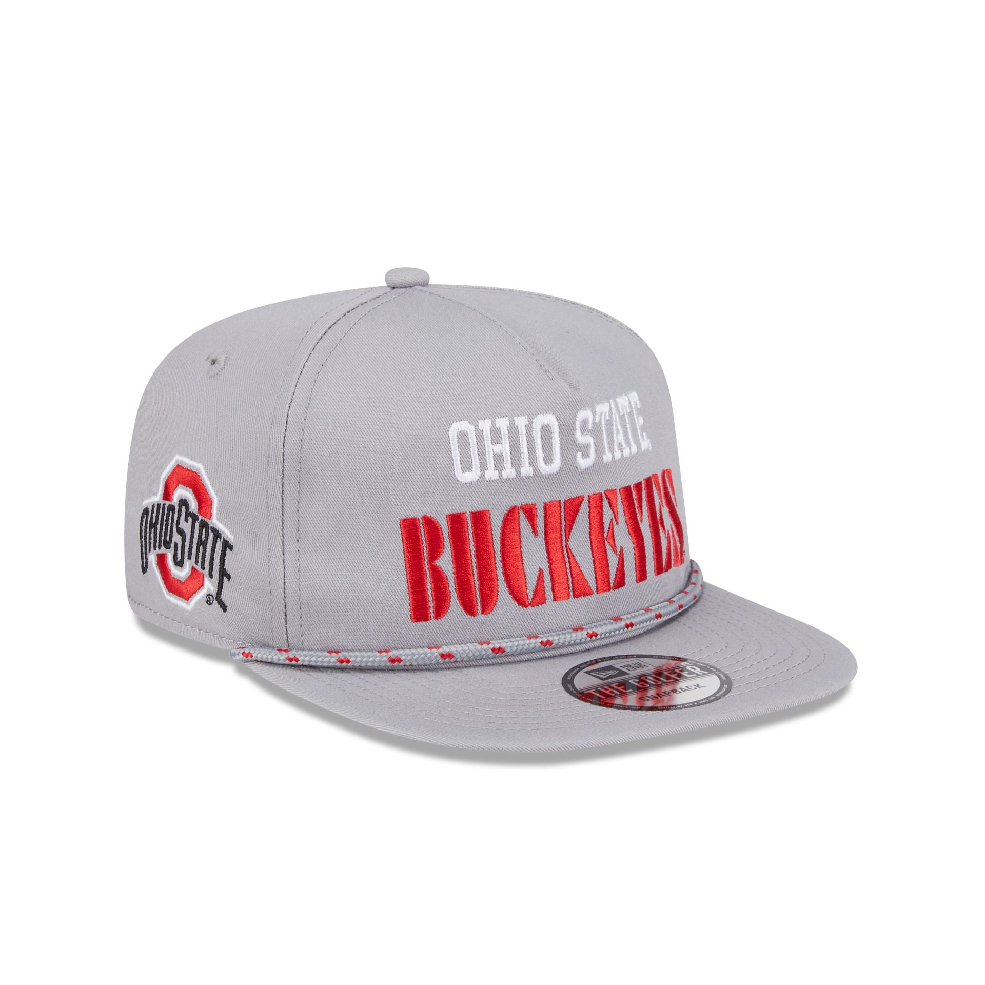 Ohio State Buckeyes Vintage Gray Rope Golfer Hat