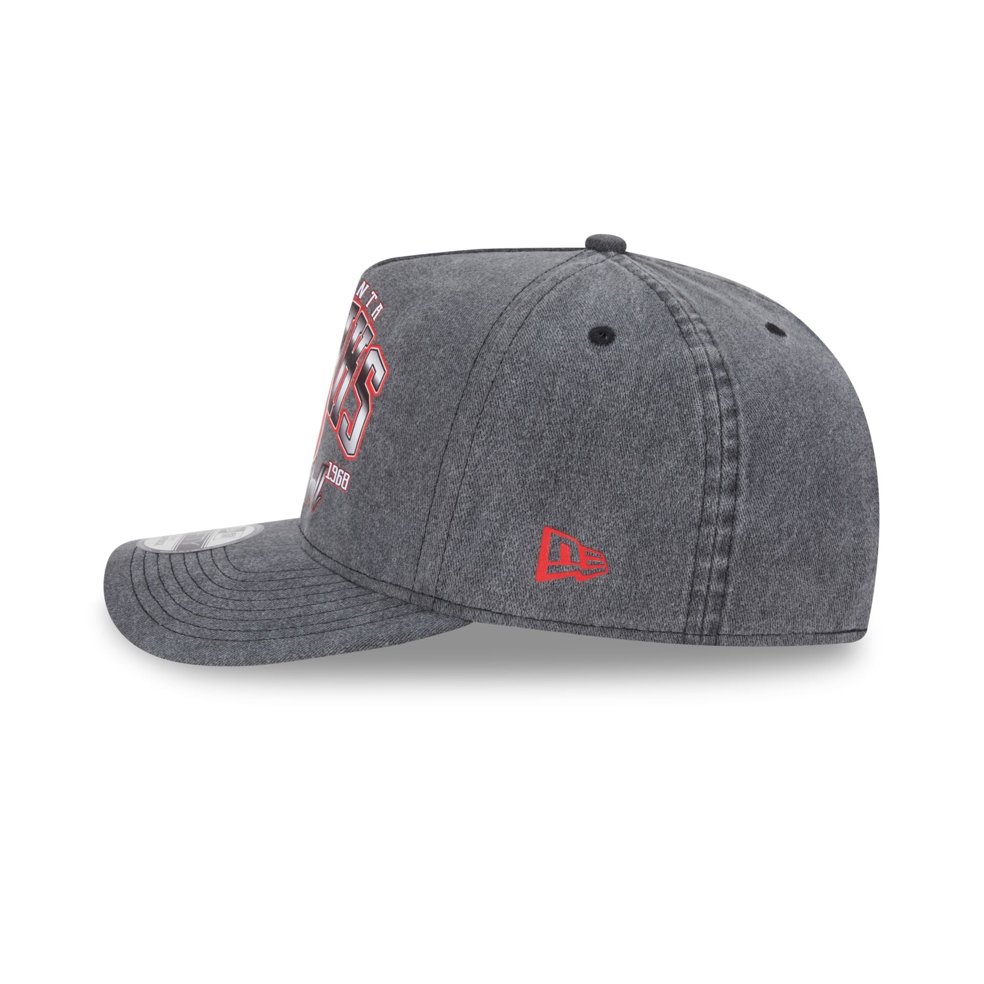 Atlanta Hawks Washed 9FIFTY A-Frame Snapback Hat - Image 4