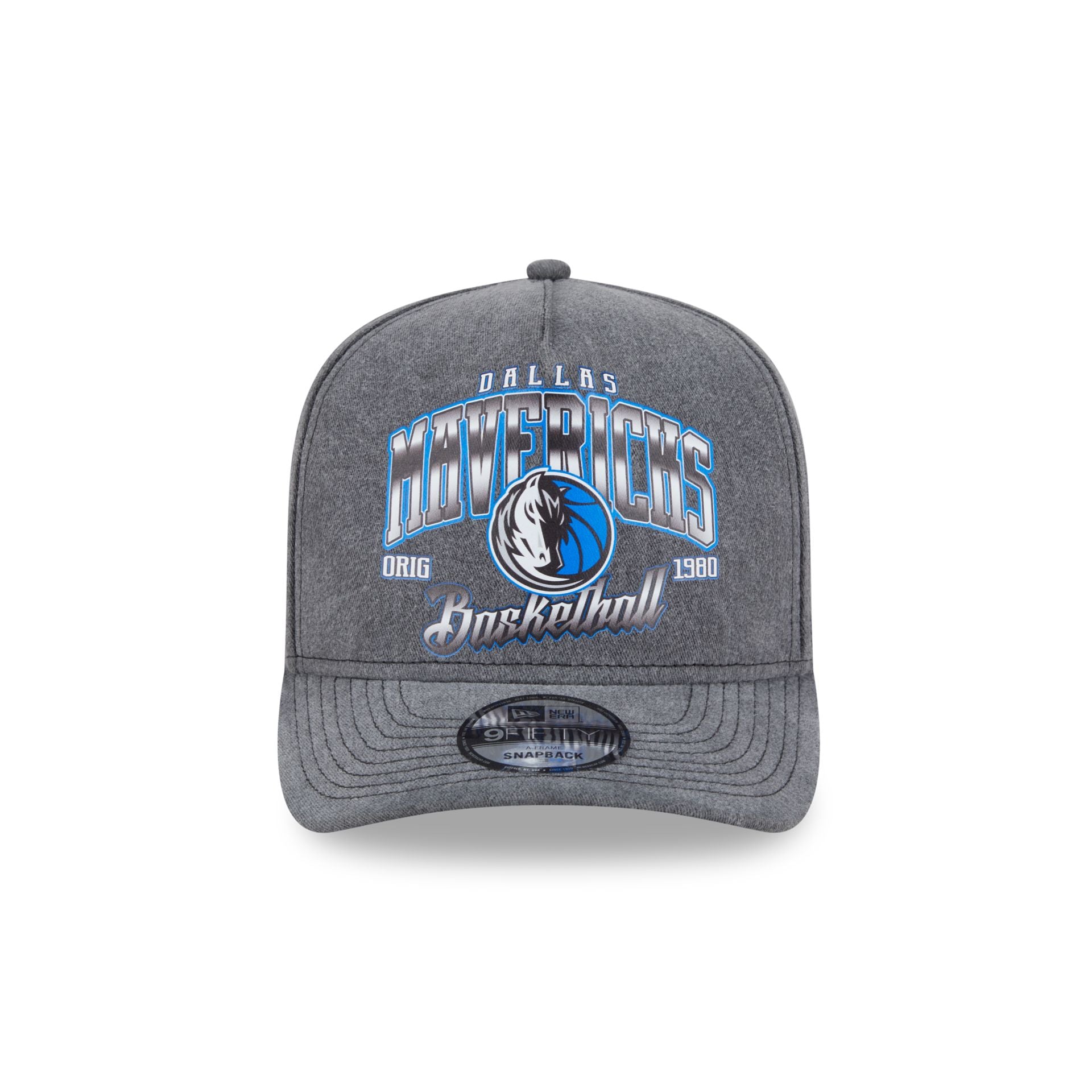 Dallas Mavericks Washed 9FIFTY A-Frame Snapback Hat - Image 2