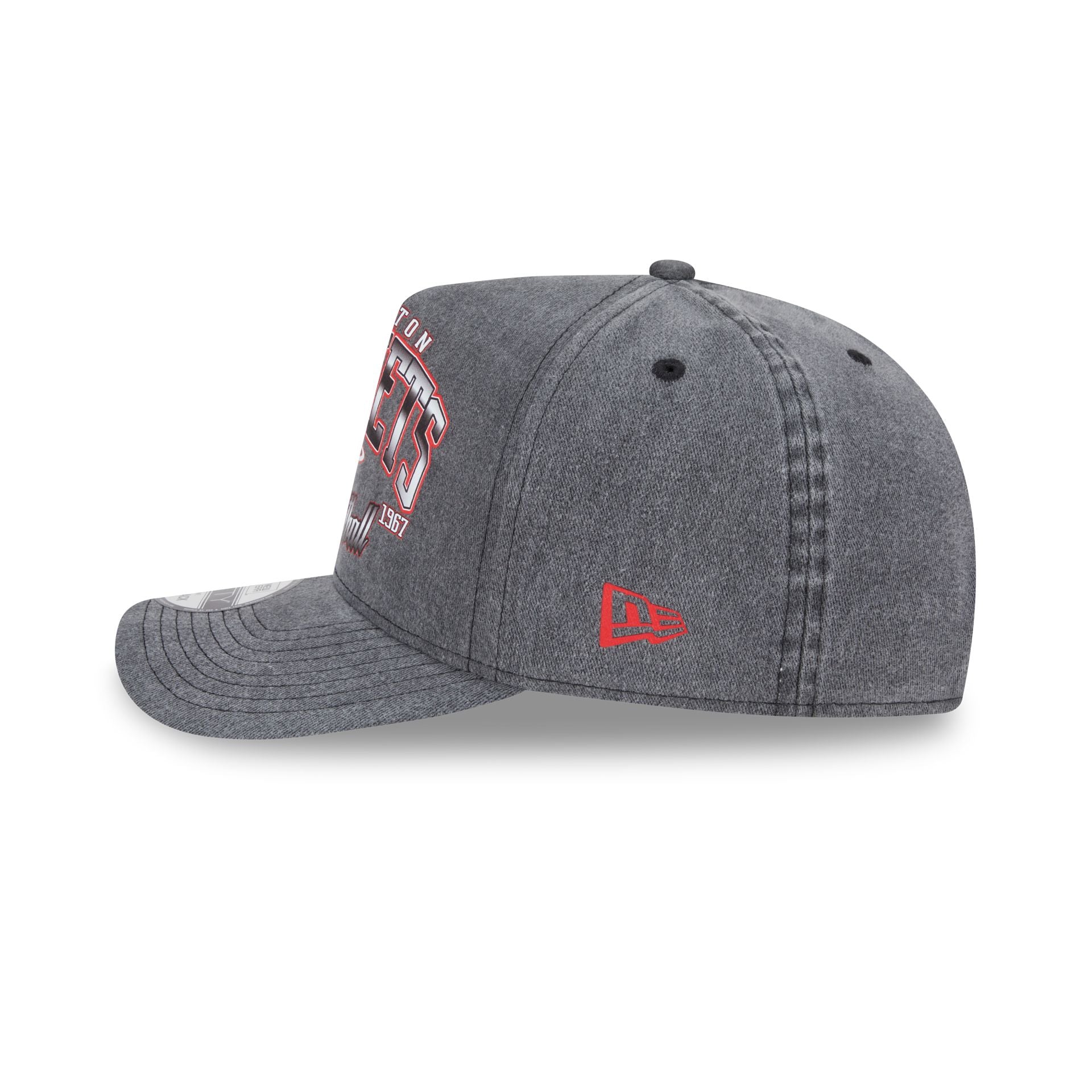 Houston Rockets Washed 9FIFTY A-Frame Snapback Hat - Image 4