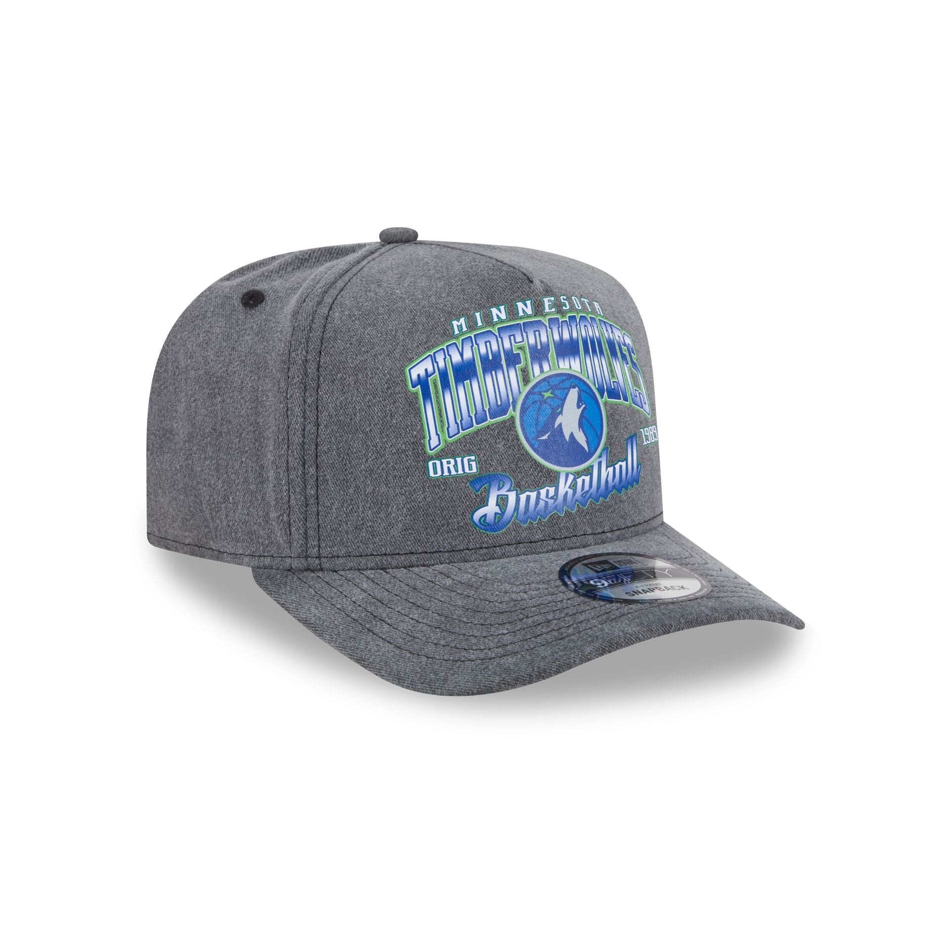 Minnesota Timberwolves Washed 9FIFTY A-Frame Snapback Hat - Image 3