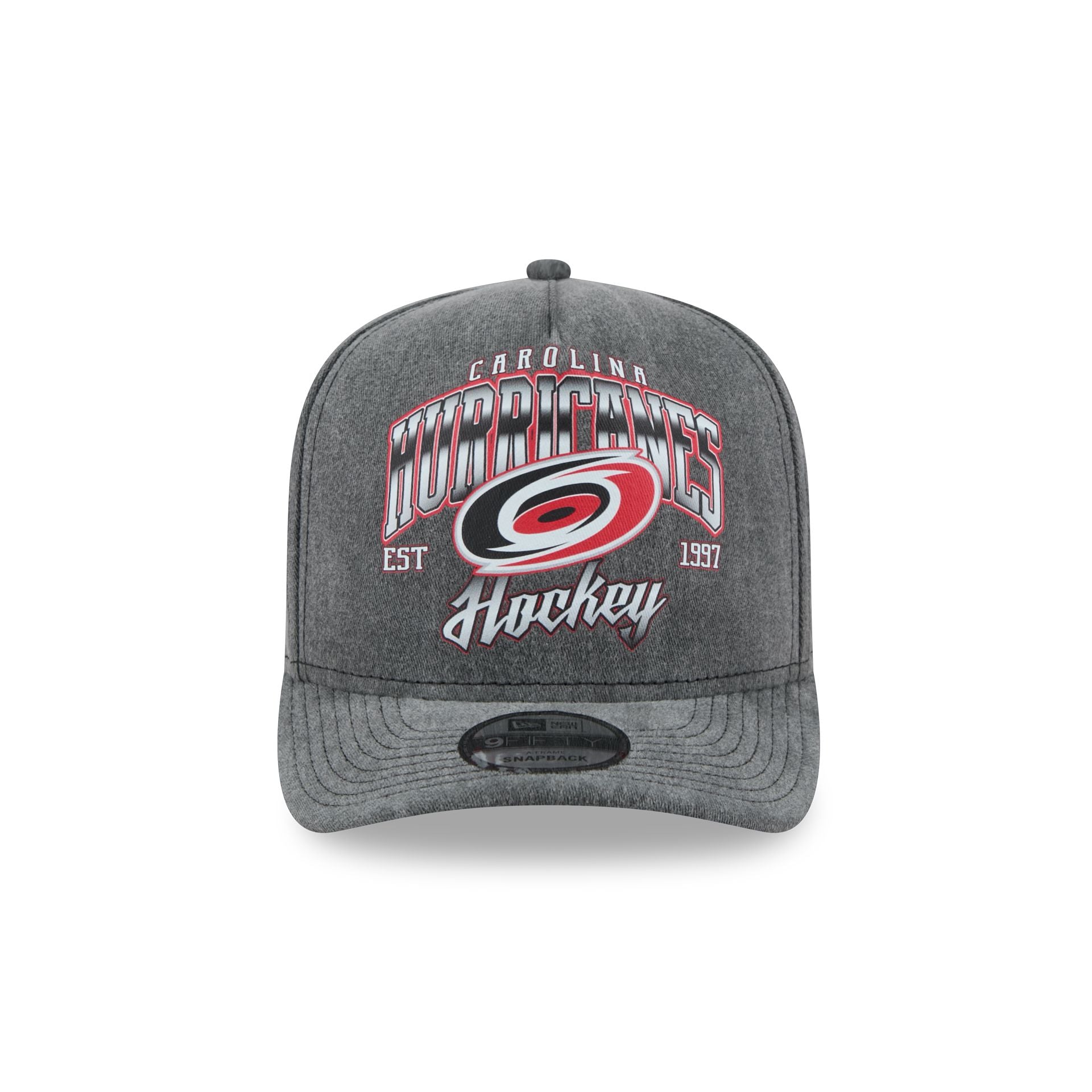 Carolina Hurricanes Washed 9FIFTY A-Frame Snapback Hat - Image 3