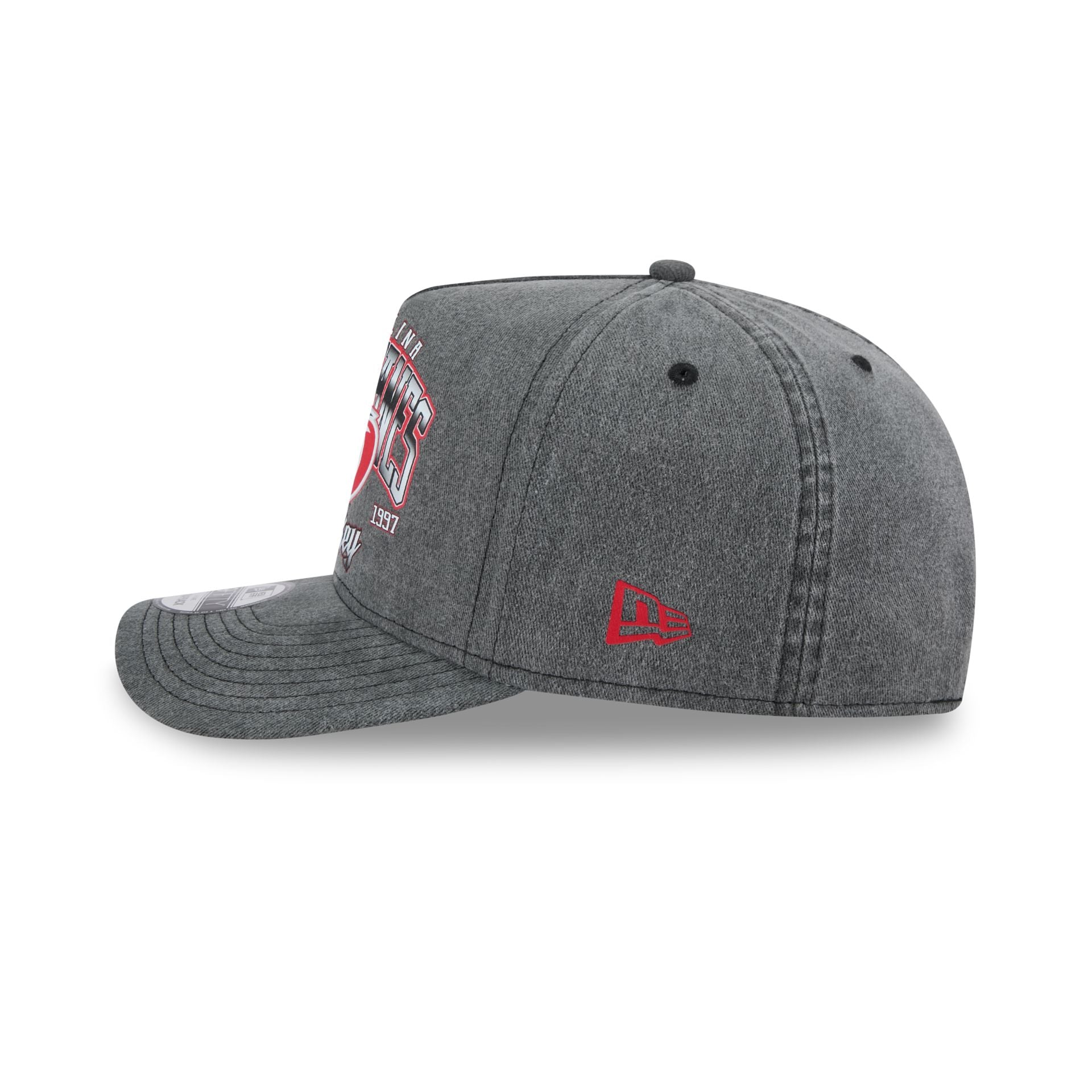 Carolina Hurricanes Washed 9FIFTY A-Frame Snapback Hat - Image 4