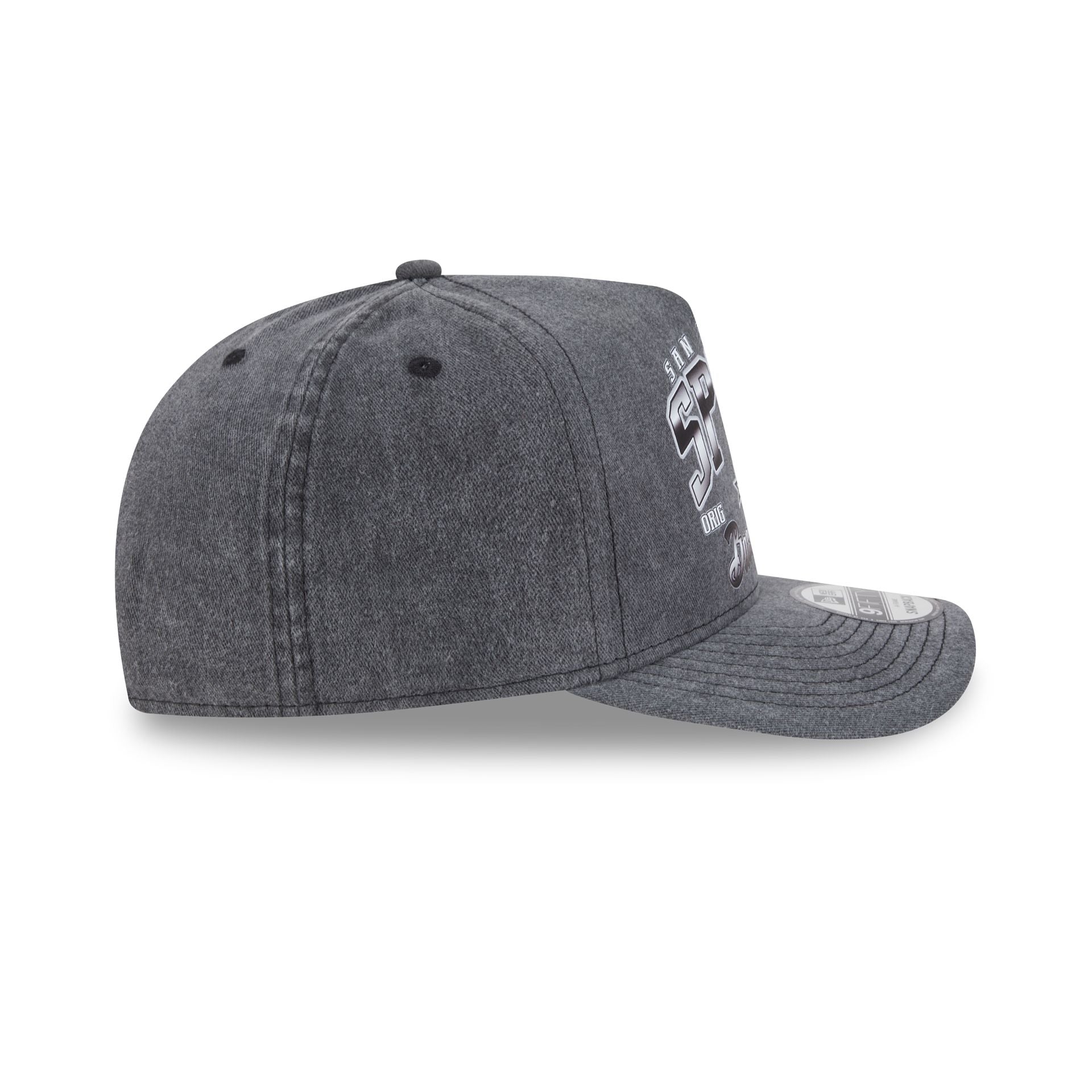 San Antonio Spurs Washed 9FIFTY A-Frame Snapback Hat - Image 5