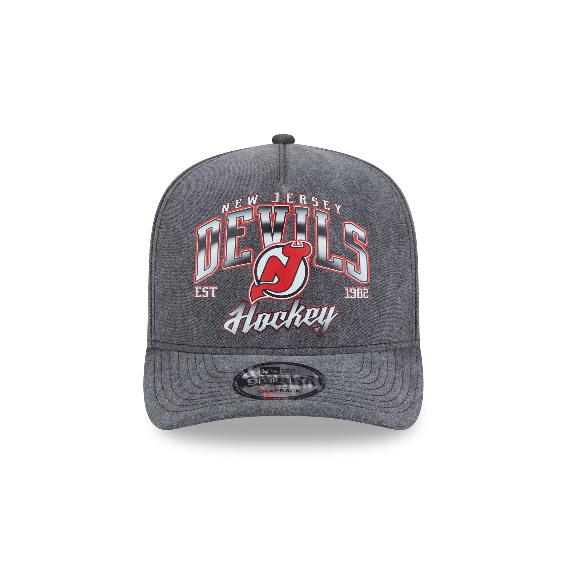 New Jersey Devils Washed 9FIFTY A-Frame Snapback Hat - Image 2