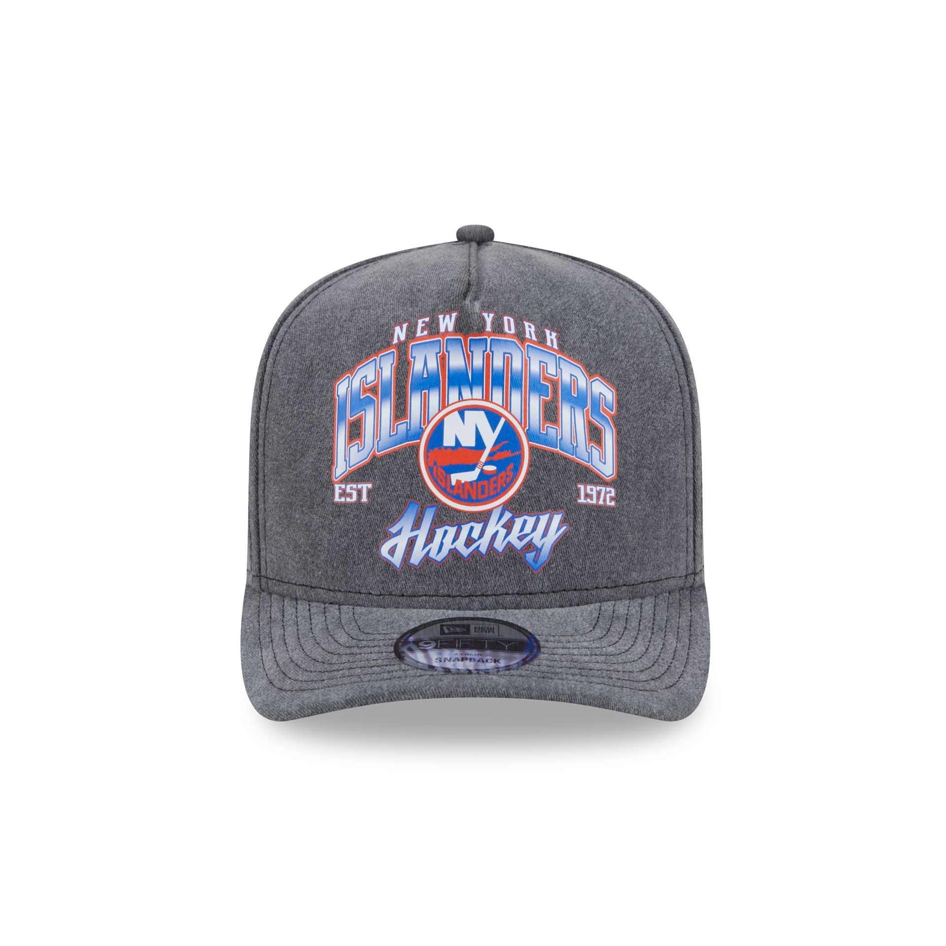 New York Islanders Washed 9FIFTY A-Frame Snapback Hat - Image 2