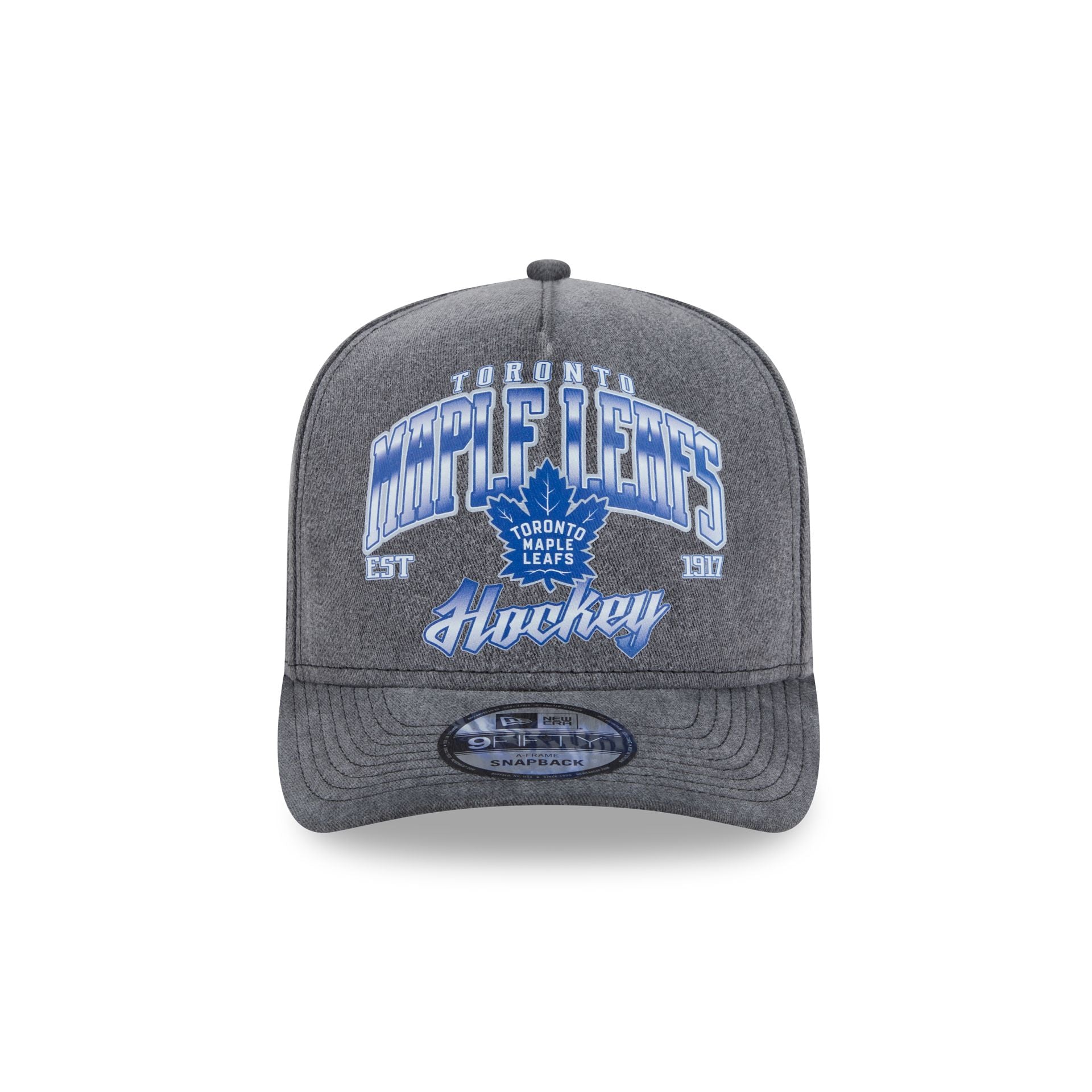 Toronto Maple Leafs Washed 9FIFTY A-Frame Snapback Hat - Image 2