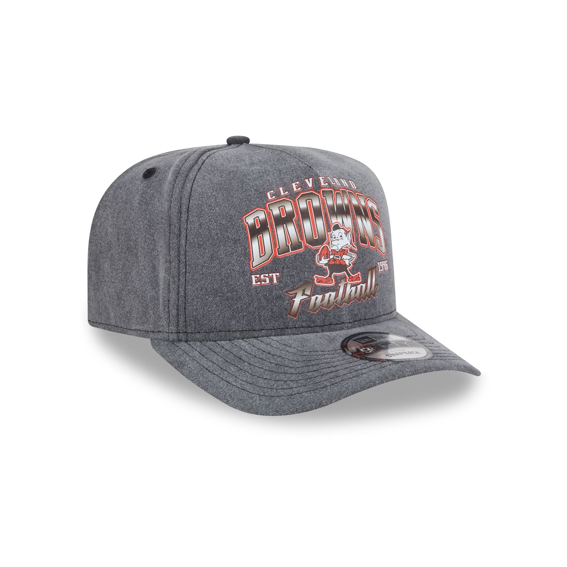 Cleveland Browns Washed 9FIFTY A-Frame Snapback Hat - Image 3