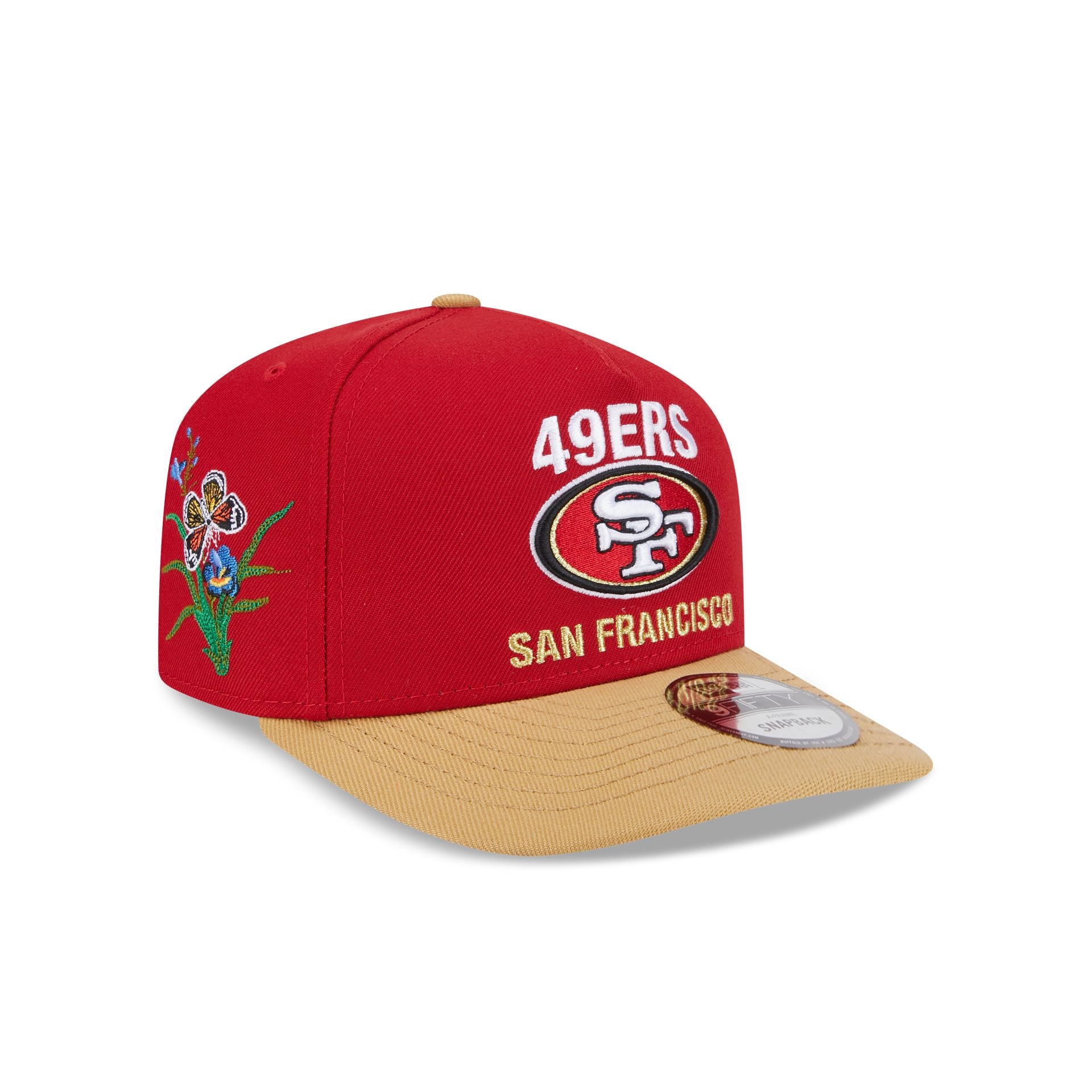 FELT x San Francisco 49ers 9FIFTY A-Frame Snapback Hat - Image 3