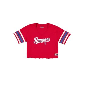 Texas Rangers Throwback Cropped Women's T-Shirt