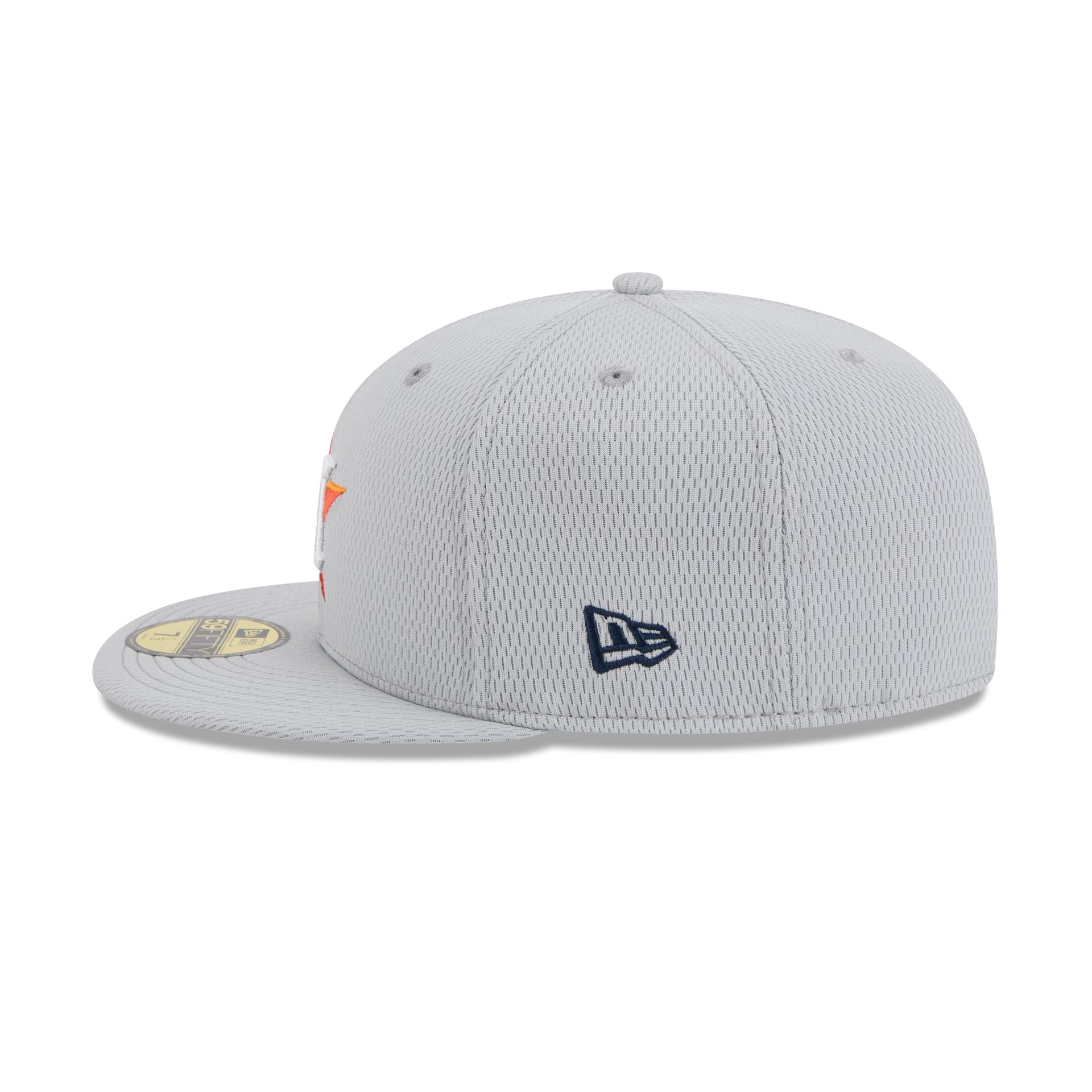 Houston Astros 2025 Clubhouse Gray 59FIFTY Fitted Hat - Image 5
