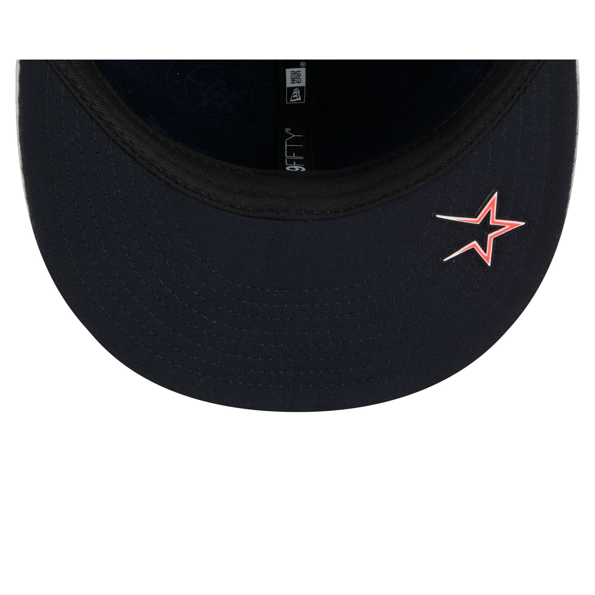 Houston Astros 2025 Clubhouse Gray 59FIFTY Fitted Hat - Image 7