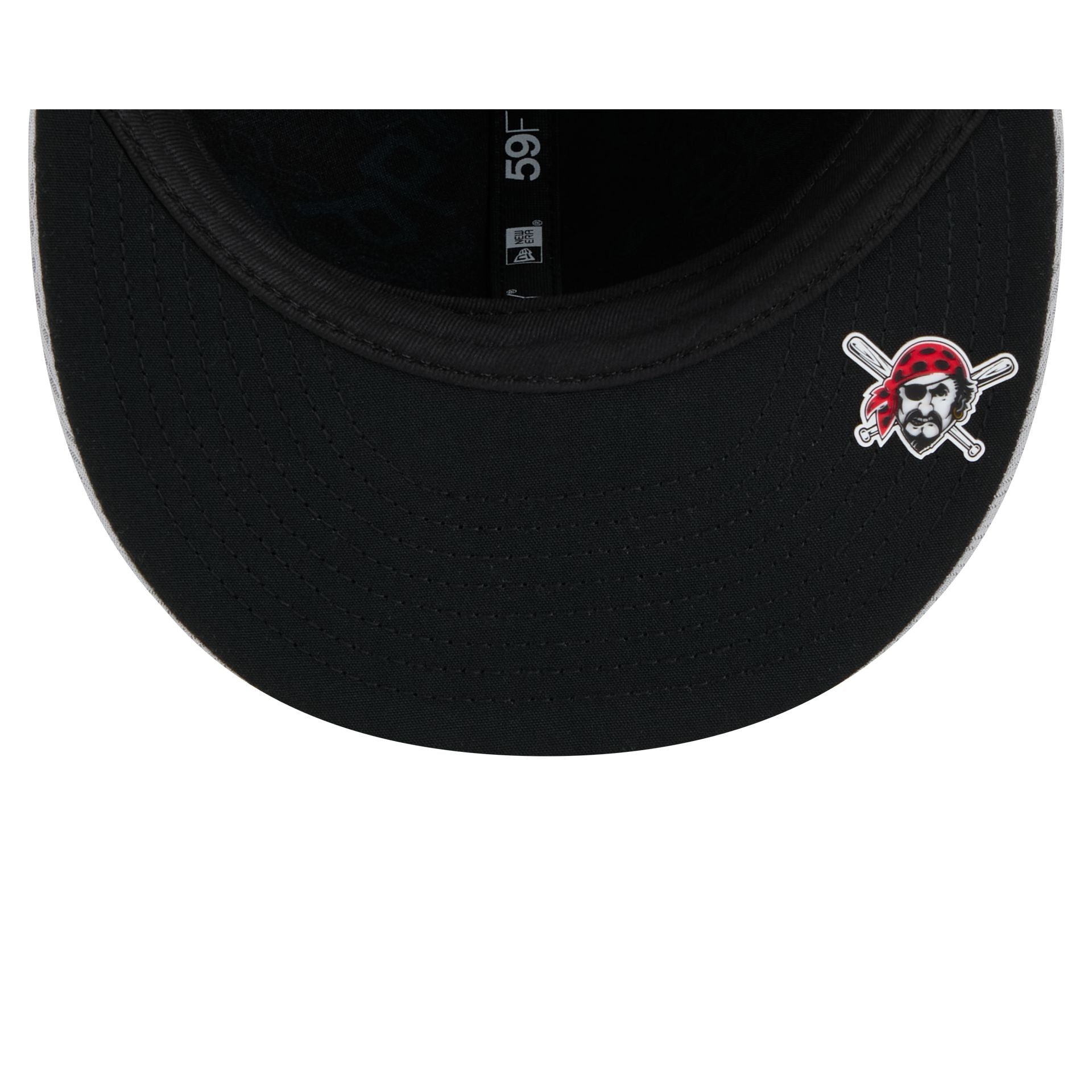 Pittsburgh Pirates 2025 Clubhouse Gray 59FIFTY Fitted Hat - Image 7