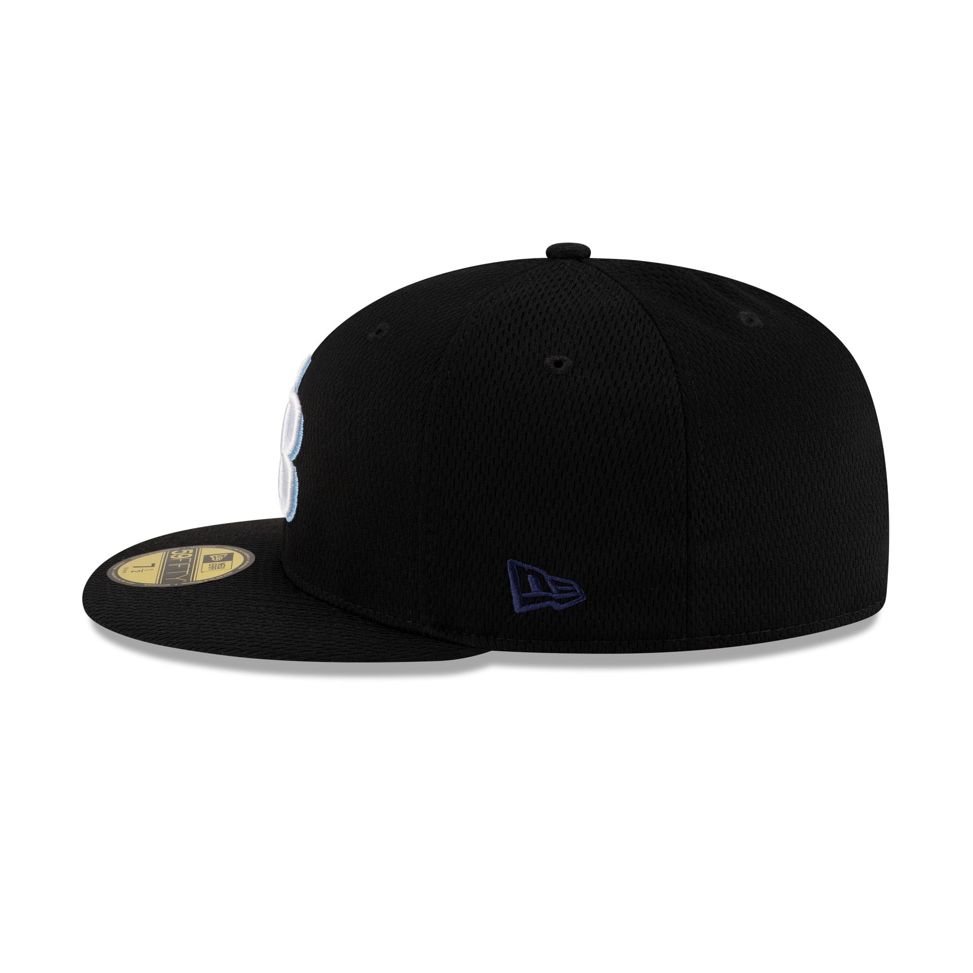 Tampa Bay Rays 2025 Clubhouse Black 59FIFTY Fitted Hat - Image 4