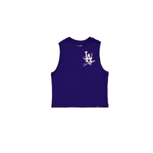 Los Angeles Dodgers Trend Glow Logo Women's Tank Top