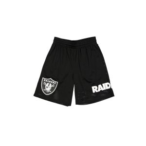 Las Vegas Raiders Mesh Black Shorts