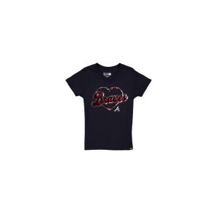 Atlanta Braves Sparkle Girls T-Shirt