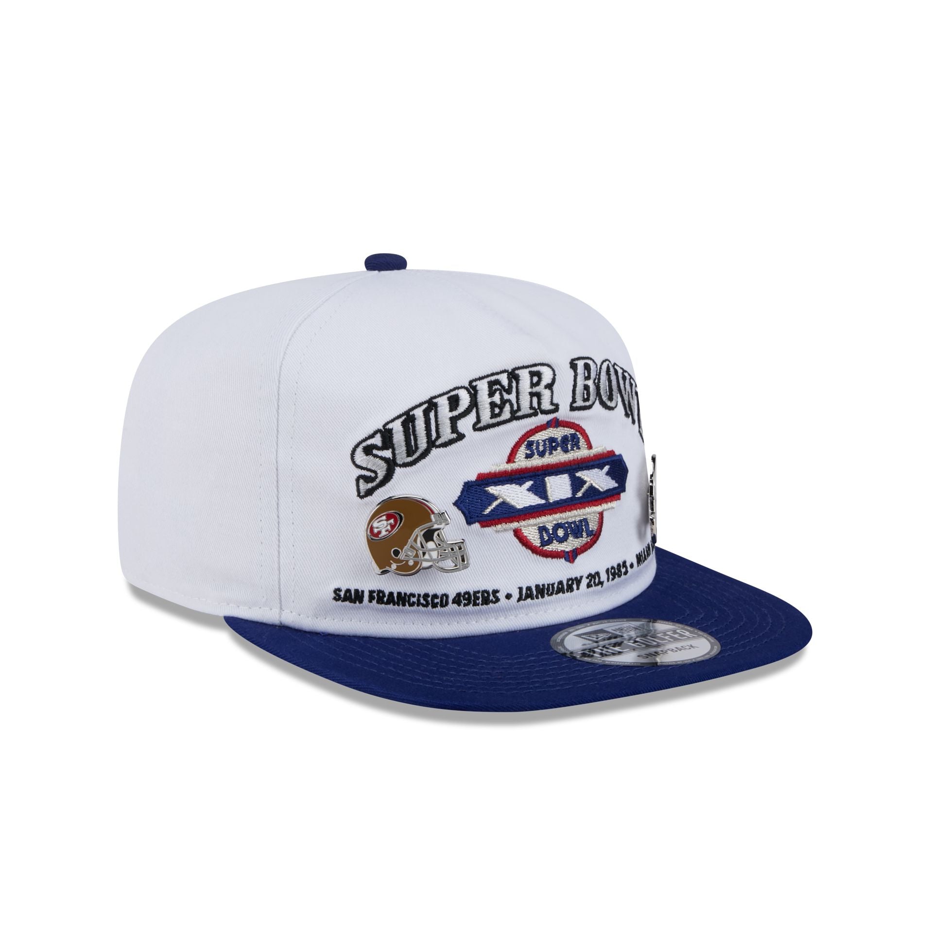 NFL Super Bowl XIX Championship Pin Golfer Hat - Image 3