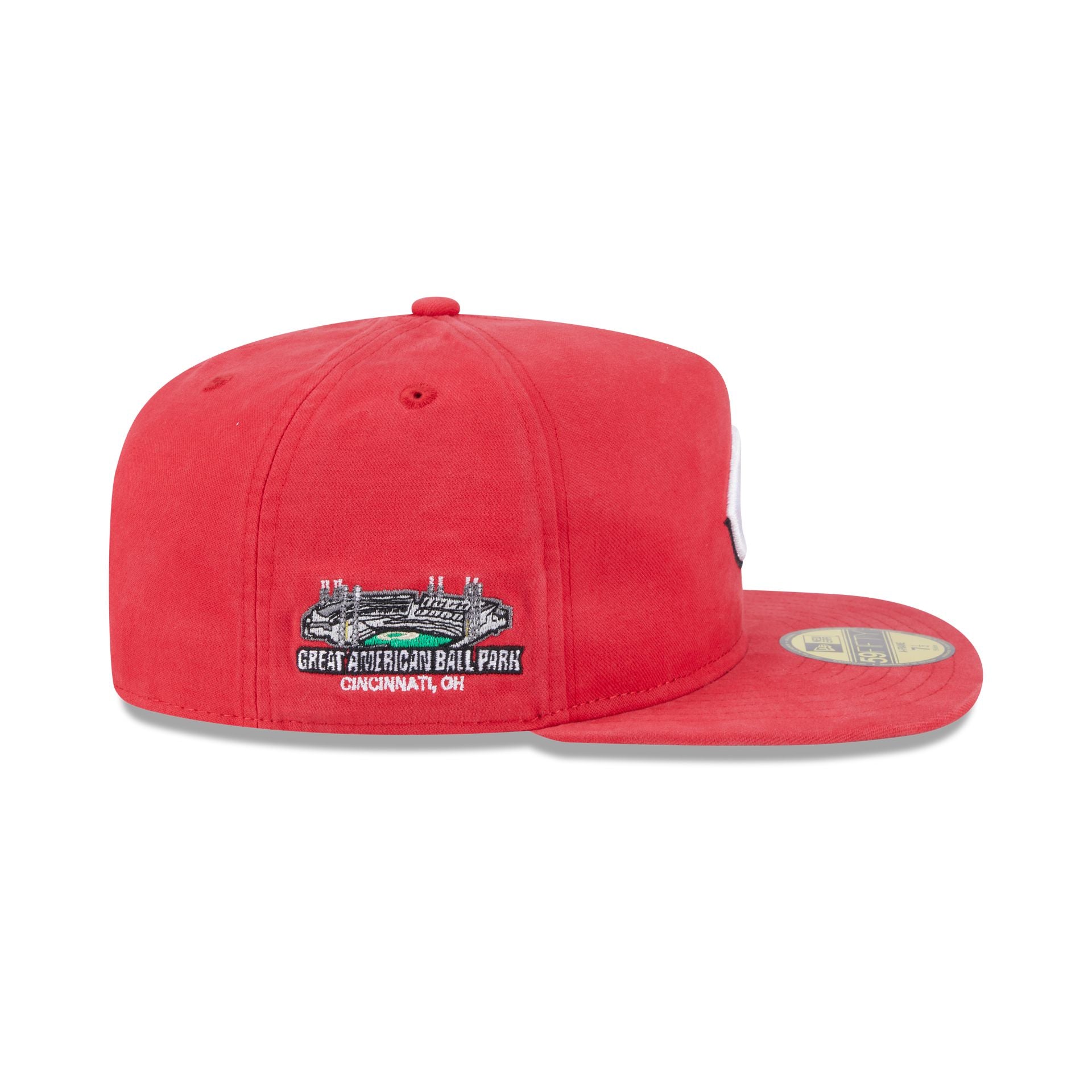 Cincinnati Reds Championship Side Flag 59FIFTY A-Frame Fitted Hat - Image 5