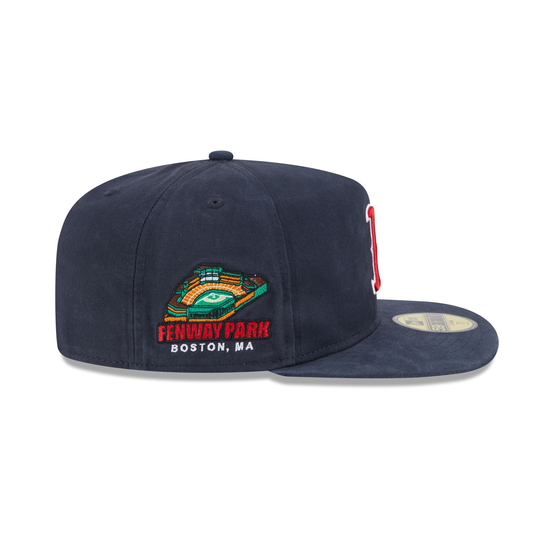 Boston Red Sox Championship Side Flag 59FIFTY A-Frame Fitted Hat - Image 5