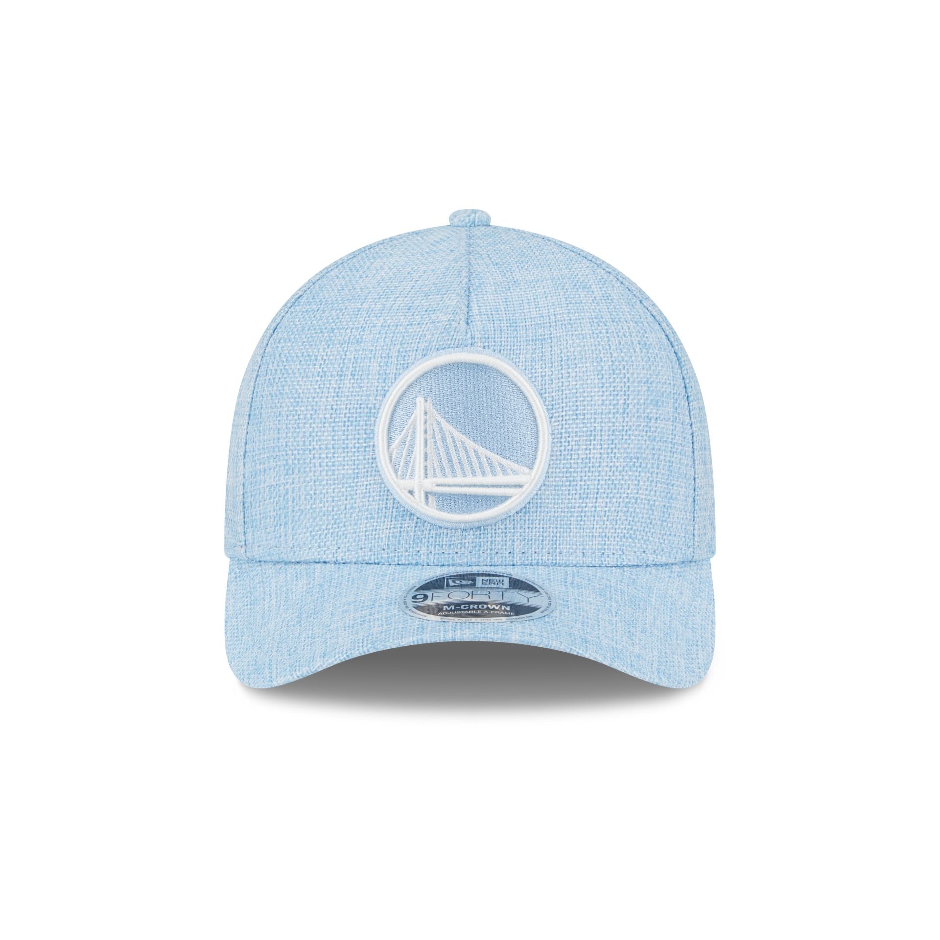 Golden State Warriors Cotton Weaver Blue 9FORTY M-Crown A-Frame Snapback Hat - Image 2