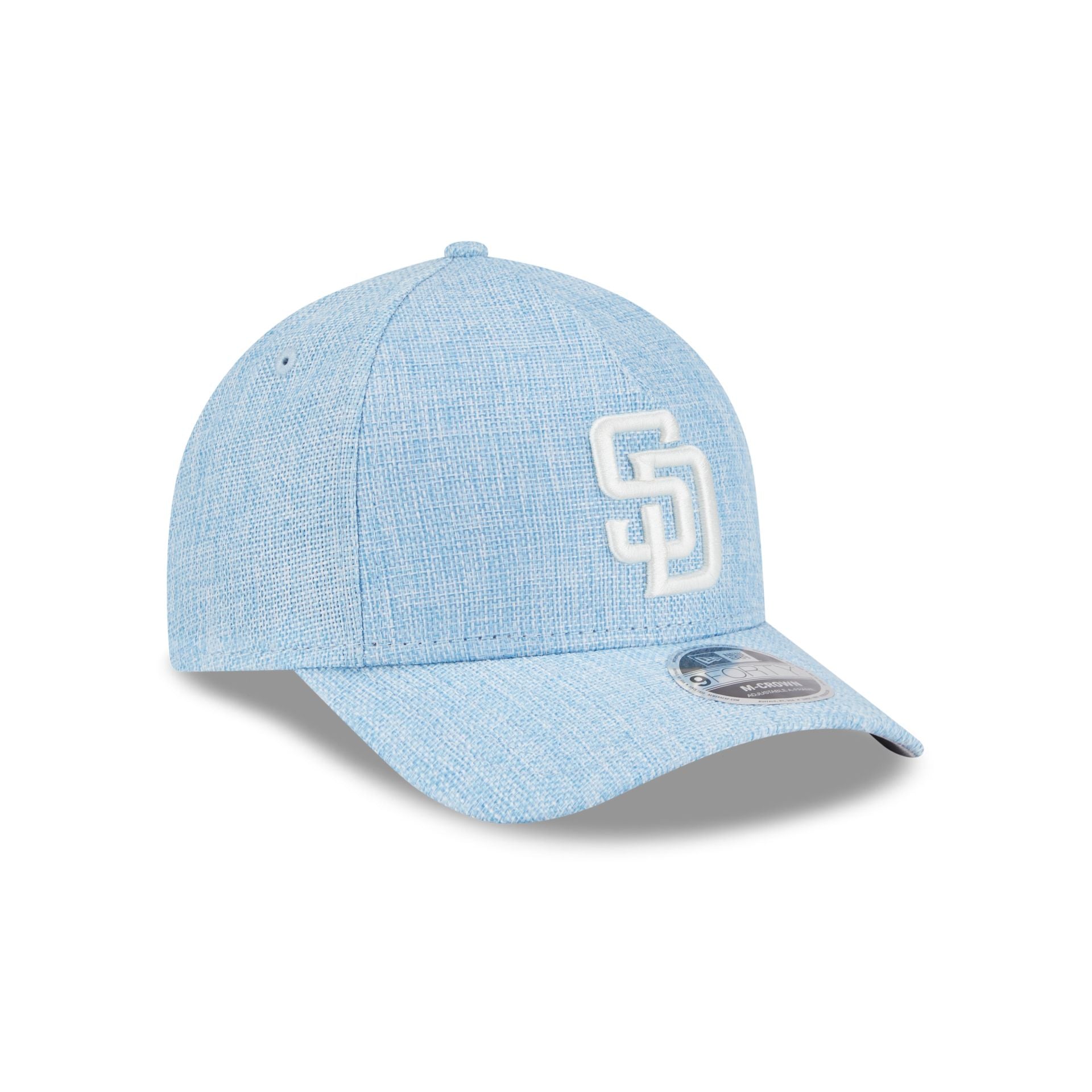 San Diego Padres Cotton Weaver Blue 9FORTY M-Crown A-Frame Snapback Hat - Image 3