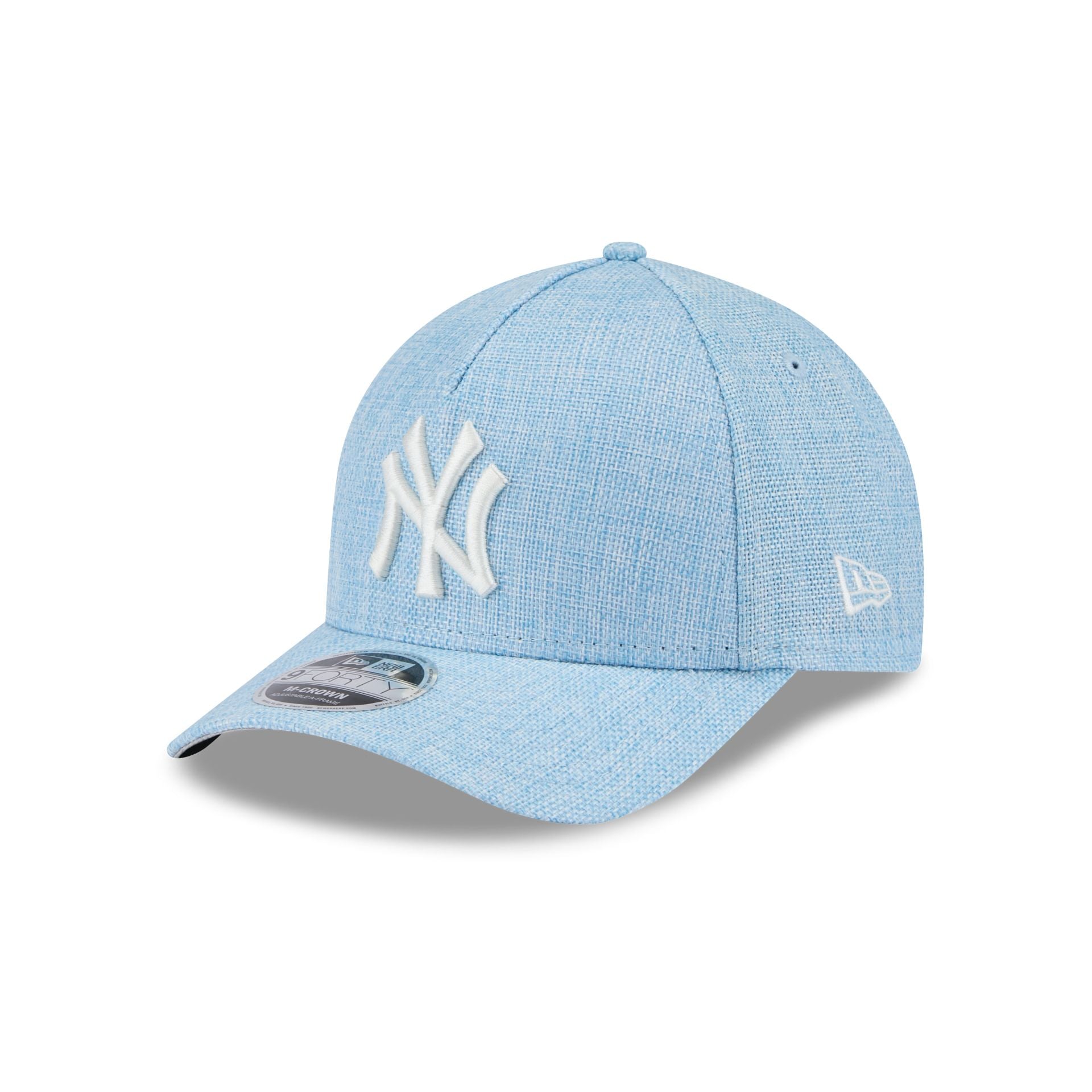 New York Yankees Cotton Weaver Blue 9FORTY M-Crown A-Frame Snapback Hat