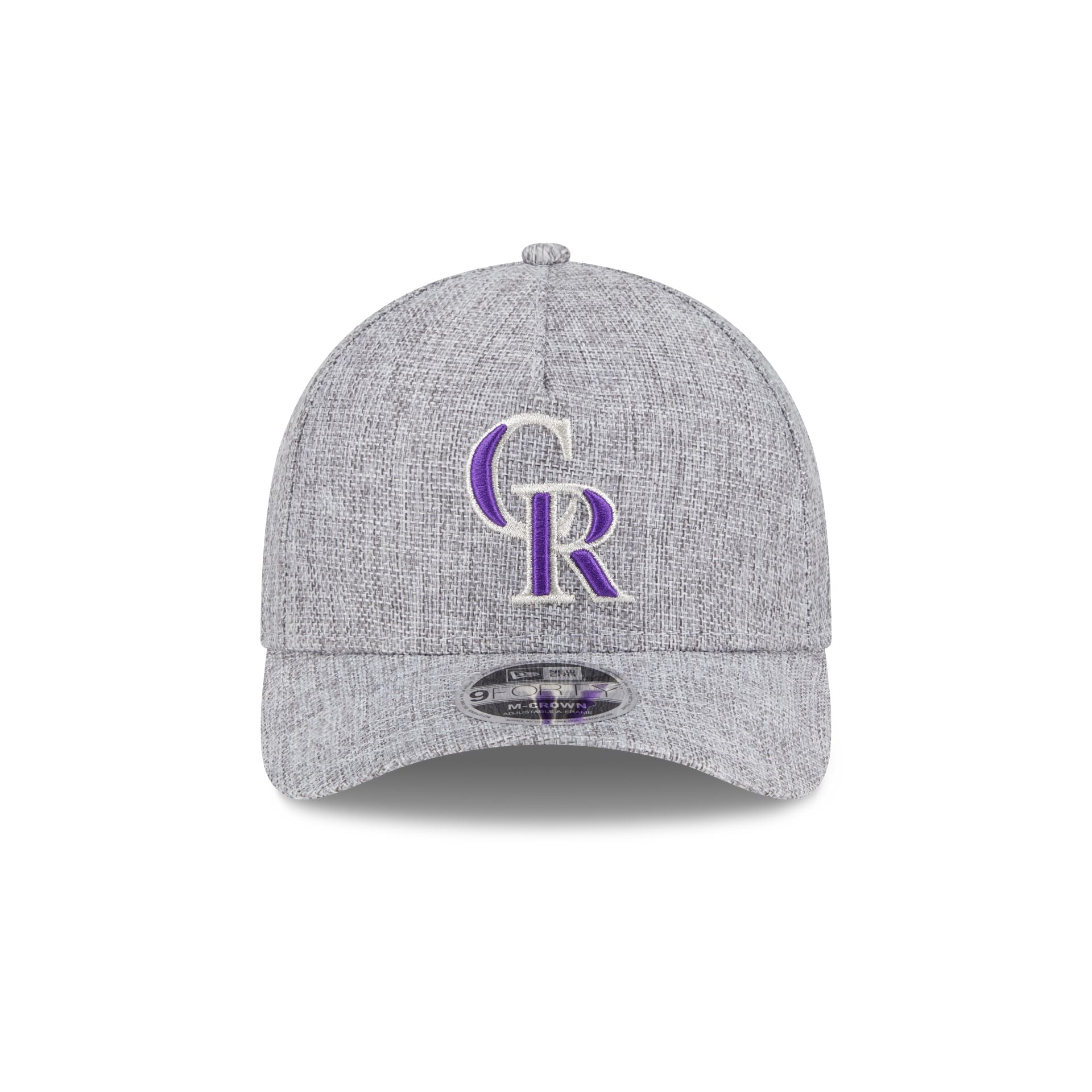 Colorado Rockies Cotton Weave Gray 9FORTY M-Crown A-Frame Snapback Hat - Image 2