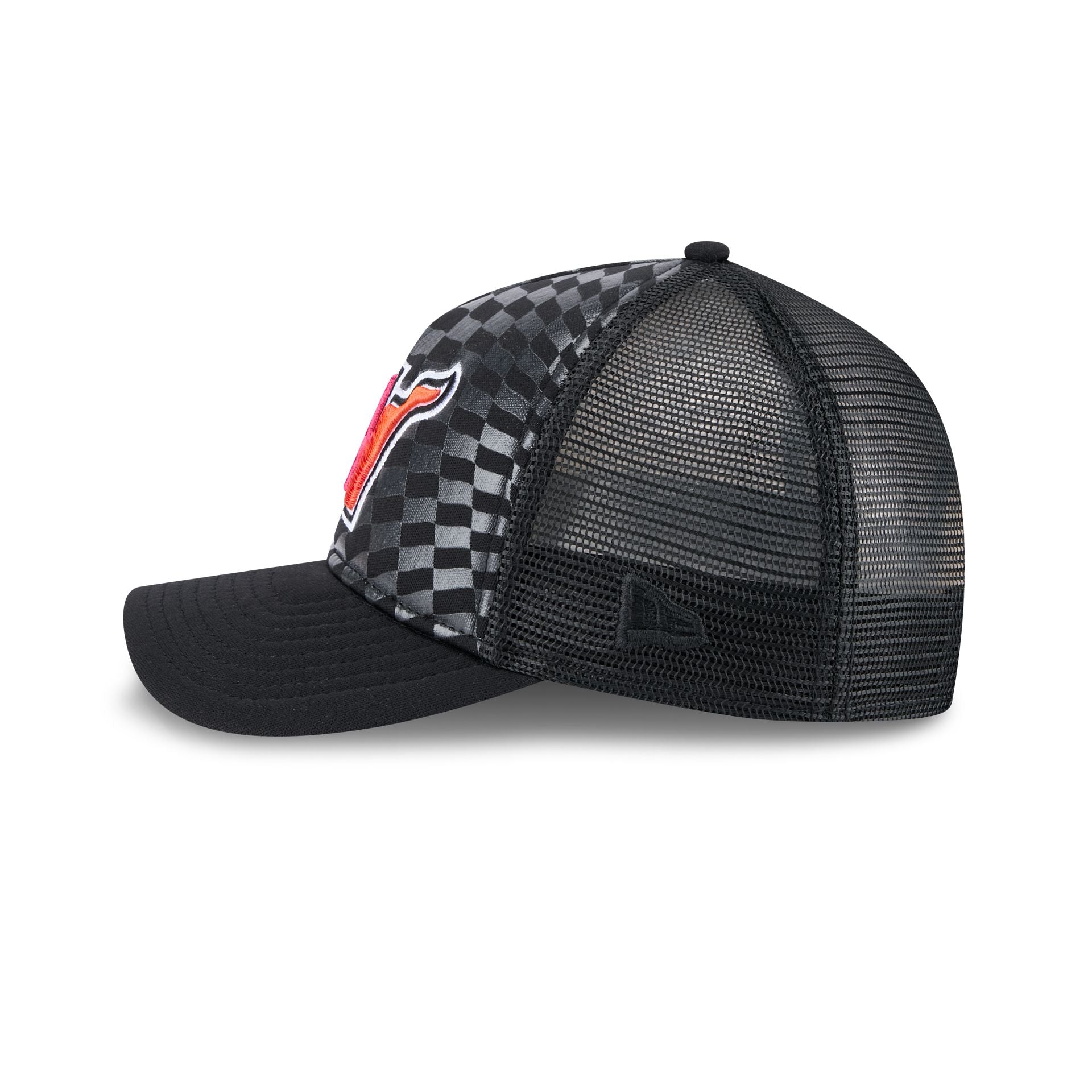 Miami Heat Gradient Raceway 9FORTY M-Crown A-Frame Trucker Hat - Image 4
