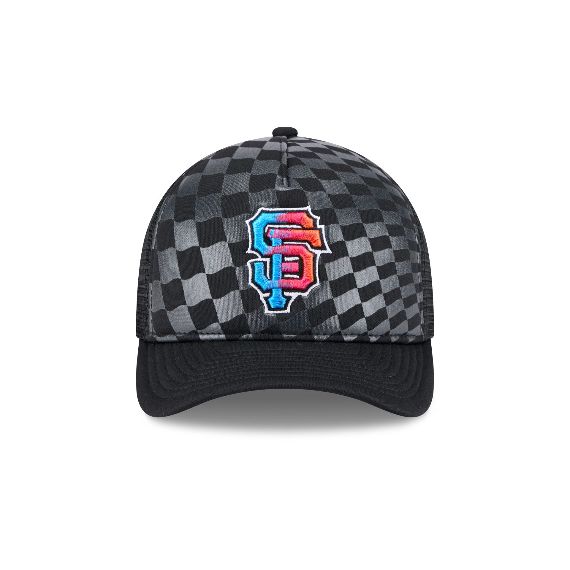 San Francisco Giants Gradient Raceway 9FORTY M-Crown A-Frame Trucker Hat - Image 2