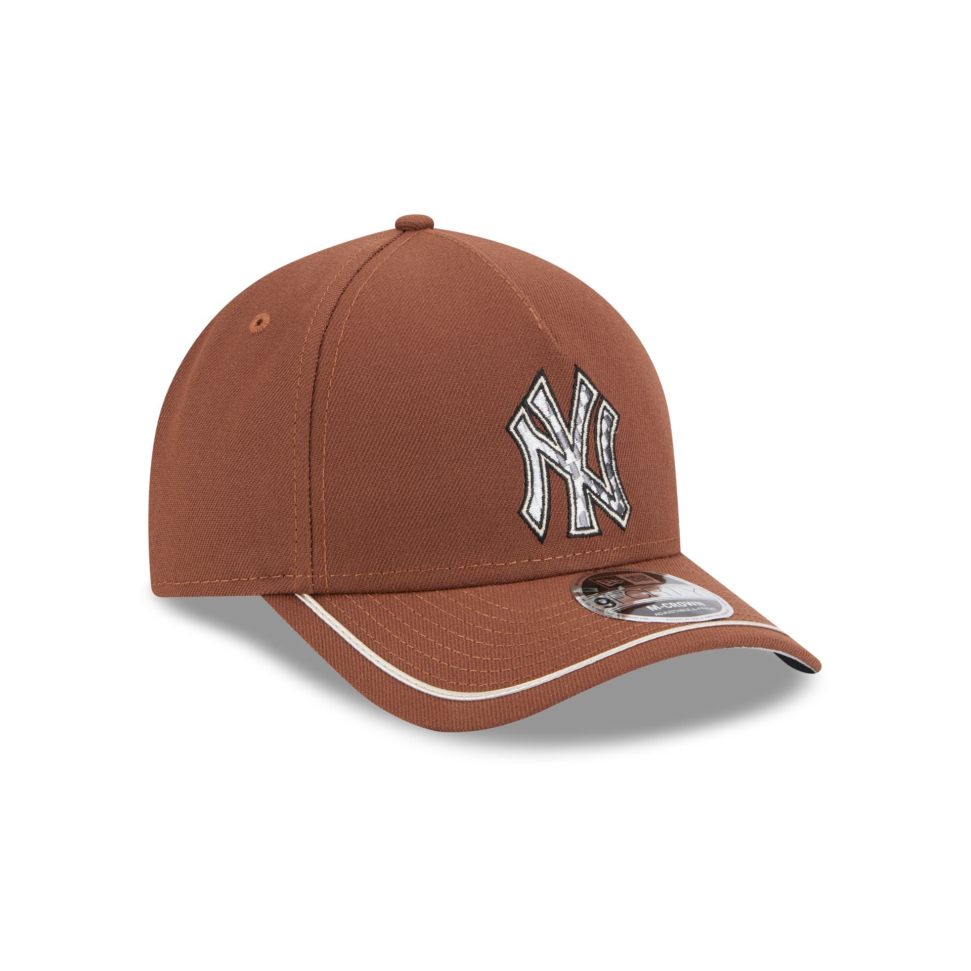 New York Yankees Motorsport 9FORTY M-Crown A-Frame Snapback Hat - Image 3