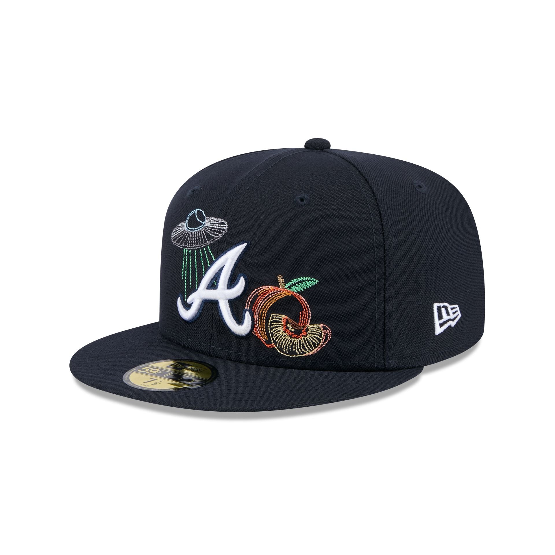 Atlanta Braves State Stitch 59FIFTY Fitted Hat - Image 3